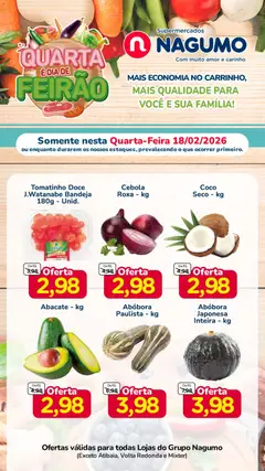 Nagumo - Ofertas Quarta do Feirão - Pré-Visualização do folheto da loja Nagumo, válido de 18.02.2026