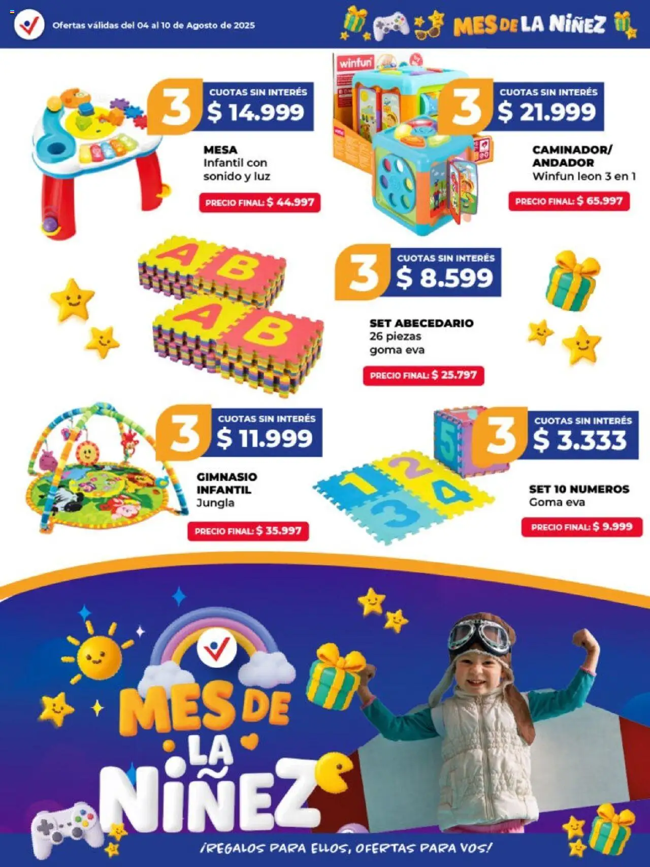 Vital - Mes de la niñez │ válido desde el 04.08.2025 | Página: 4 | Productos: Mesa, Andador