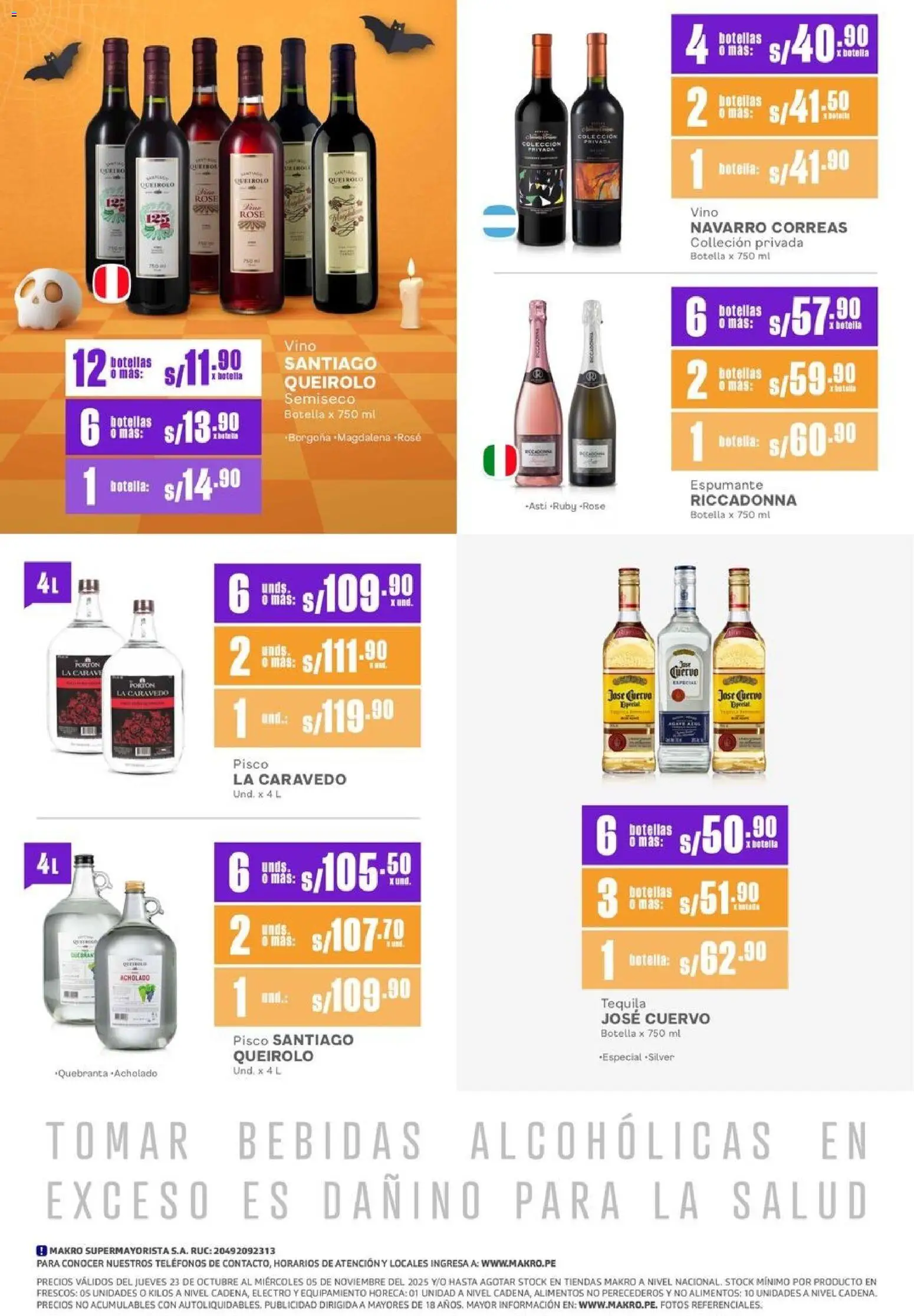 Catálogo Makro válido desde 23.10.2025 | Página: 4 | Productos: Vino