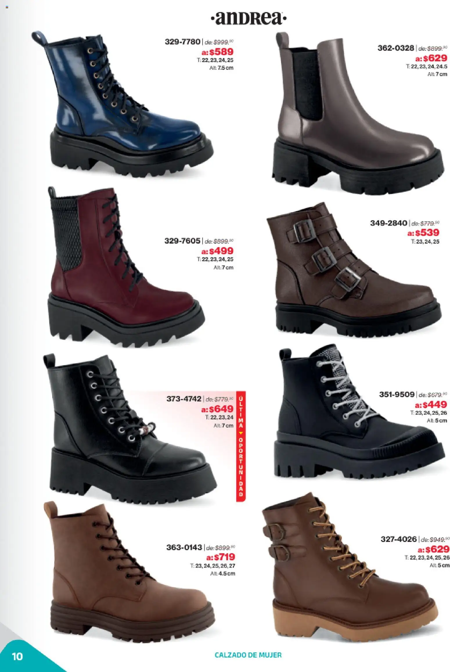 Nuevas ofertas de Andrea válidas en toda la República Mexicana desde el 02.11.2025. ¡Encuentra las mejores ofertas en Andrea catálogo Outlet! | Página: 10