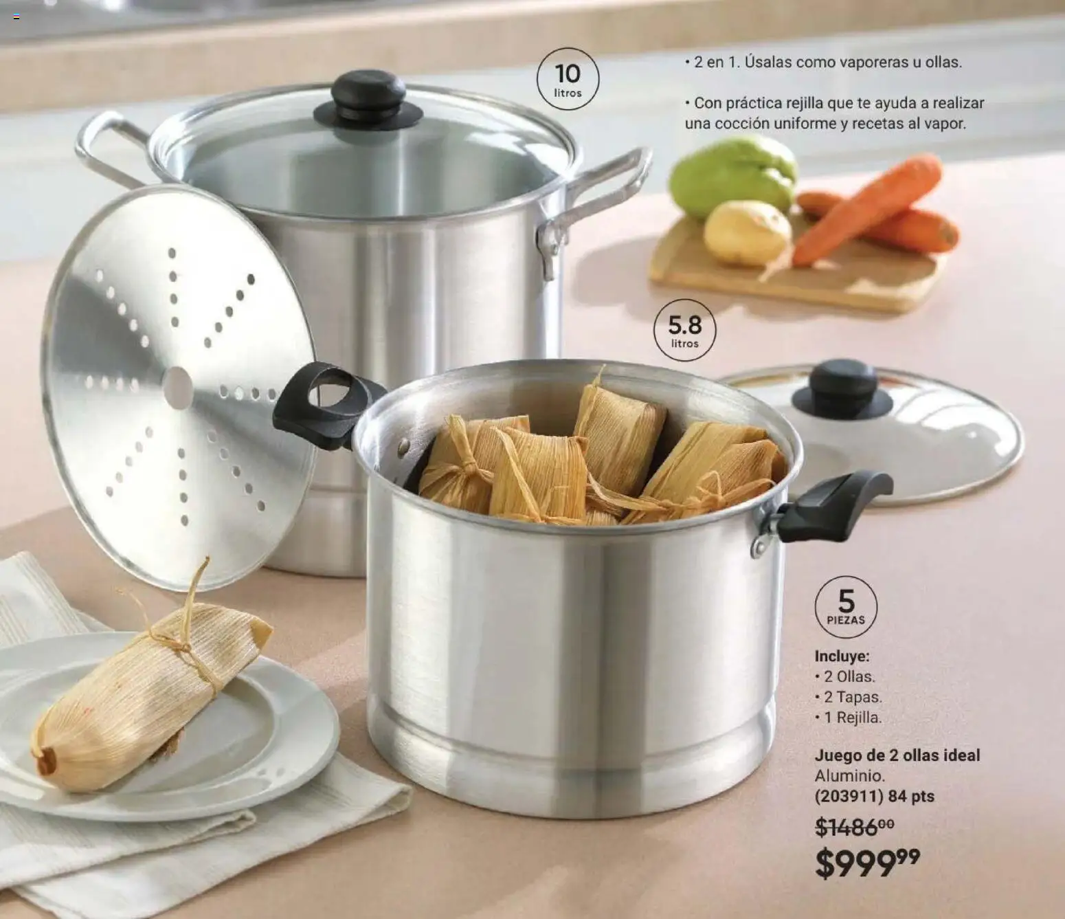 Nuevas ofertas de AVON válidas en toda la República Mexicana desde el 30.01.2026. ¡Encuentra las mejores ofertas en AVON Casa & Estilo 3 2026! | Página: 45 | Productos: Juego, Rejilla, Té, Olla