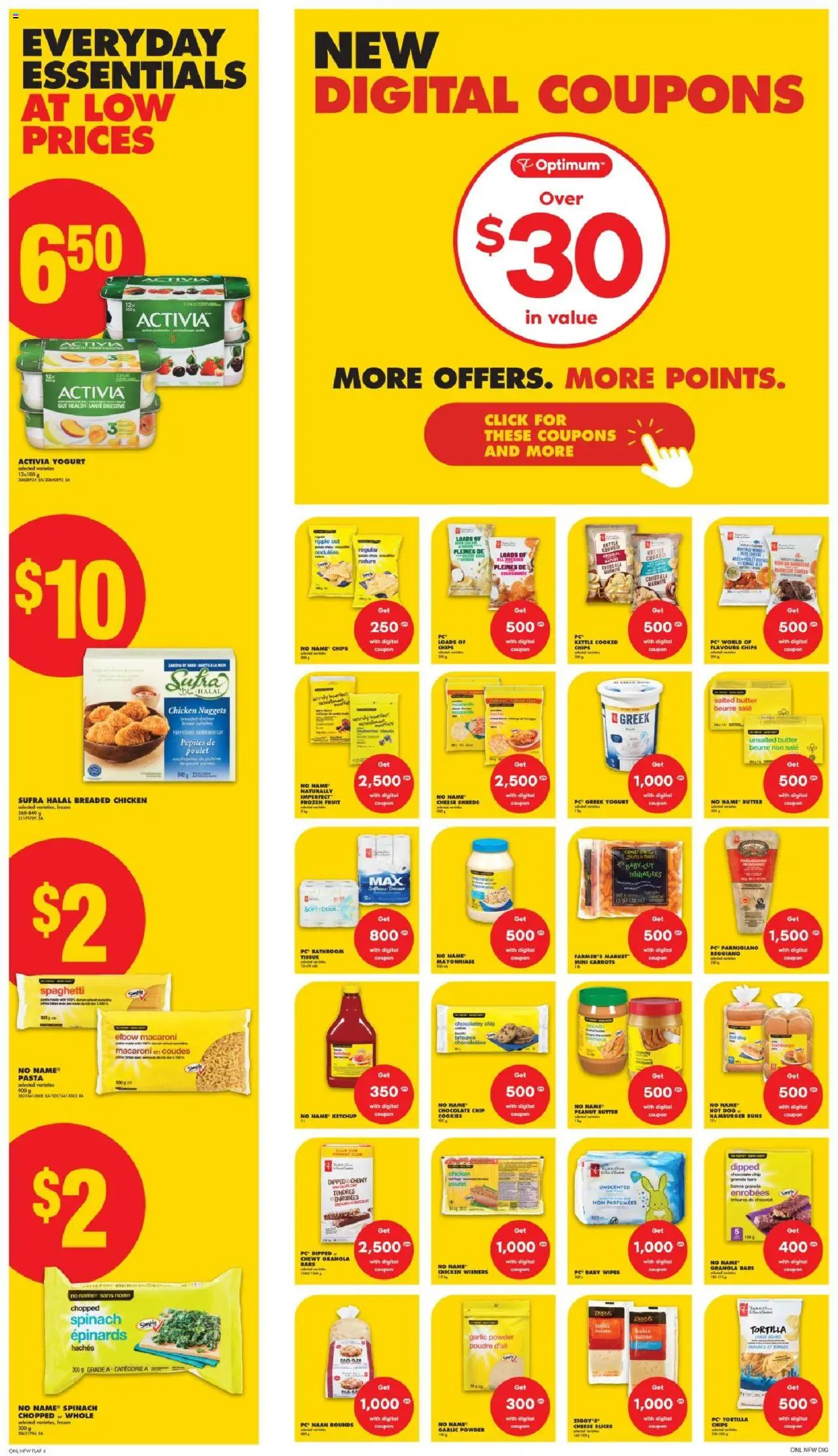 No Frills flyer valid from 16.10.2025 | Page: 11 | Products: Pasta, Kettle, Yogurt, Chicken