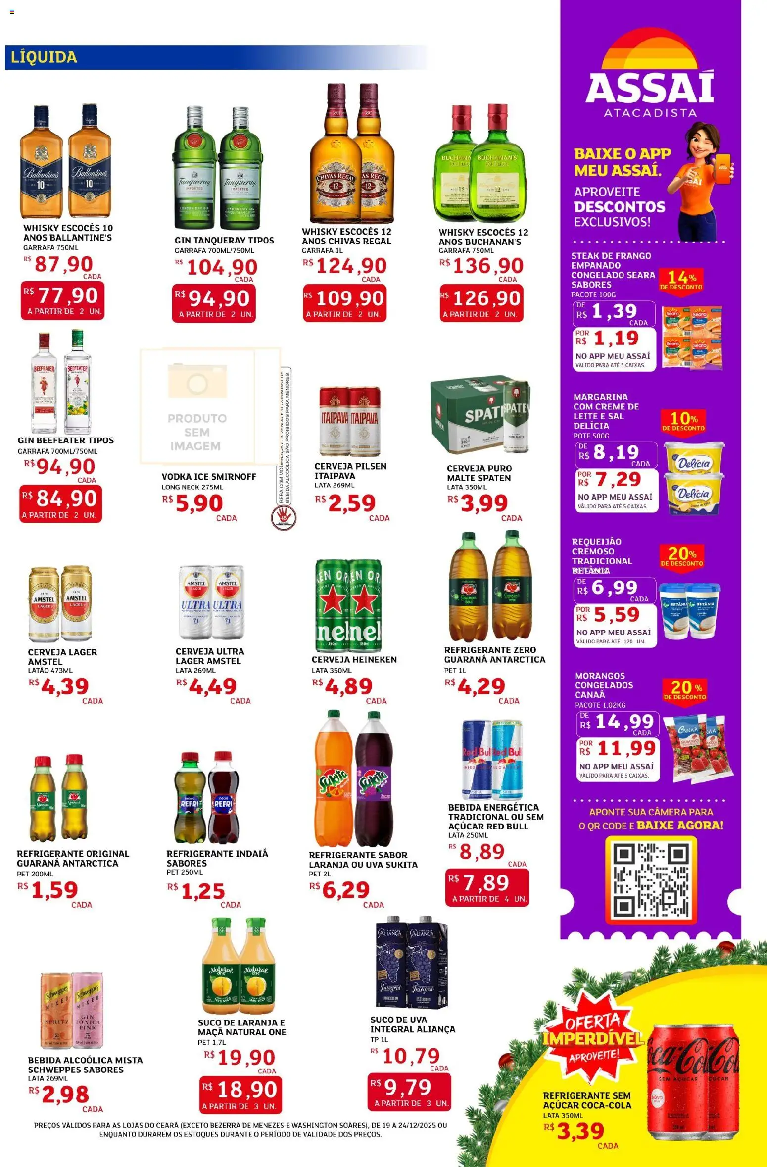 Assaí Atacadista Folheto - válido de 19.12.2025 | Página: 3 | Produtos: Guaraná, Aliança, Creme, Vodka