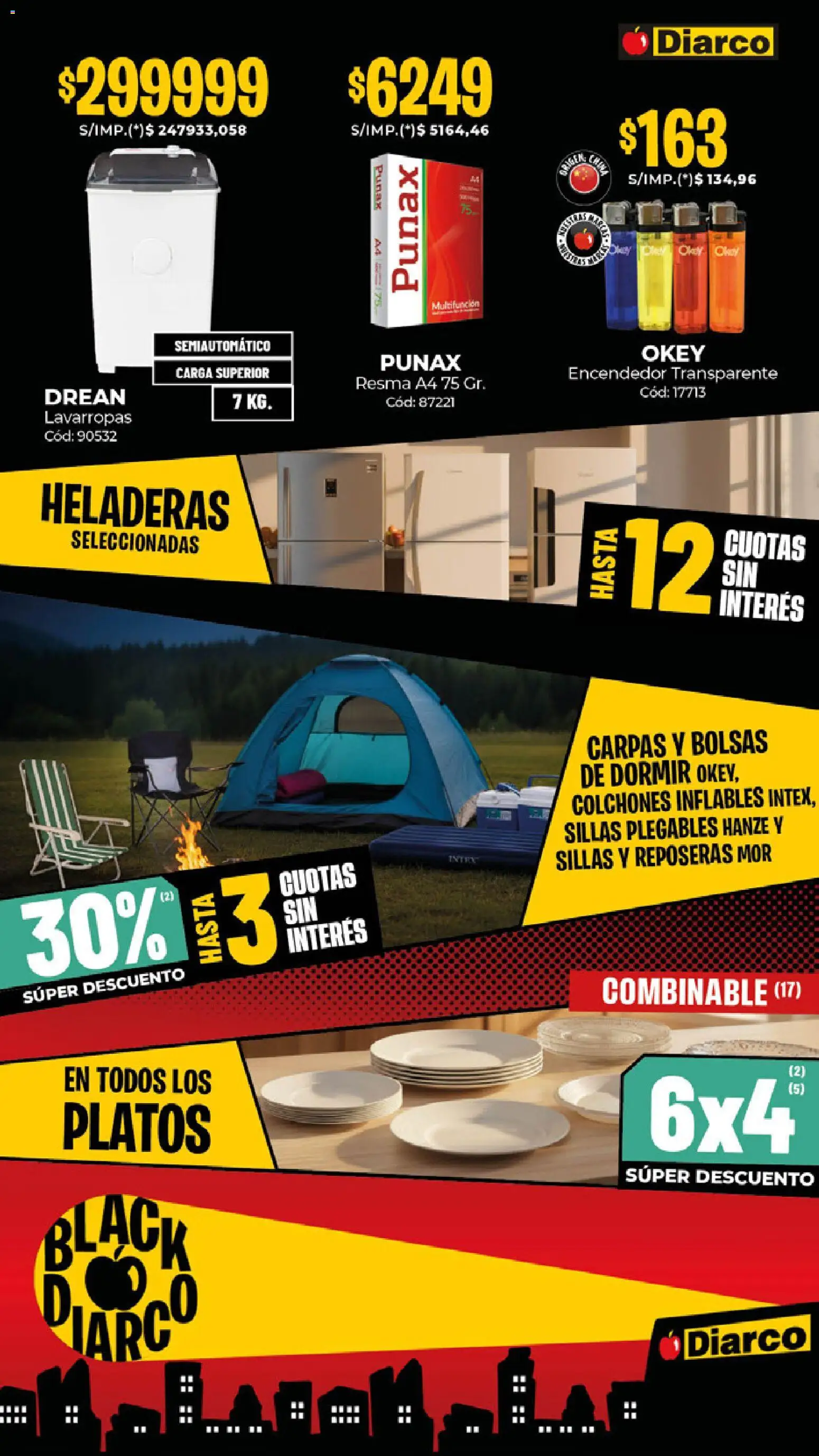 Diarco - Black Friday │ válido desde el 17.11.2025 | Página: 5 | Productos: Encendedor, Lavarropas