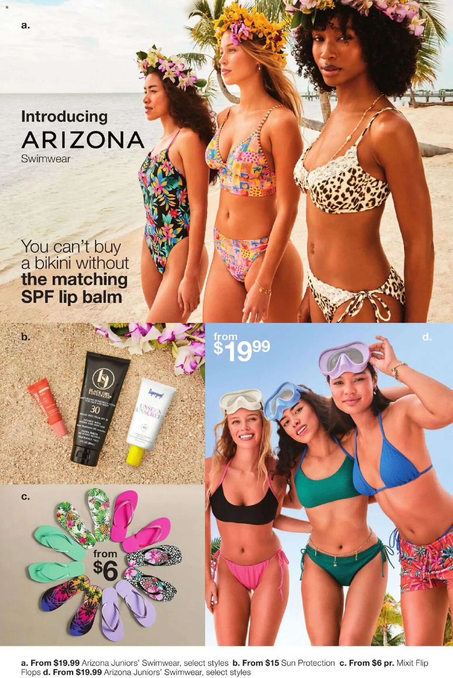 JCPenney Spring Fashion - valid from 16.03.2026 | Page: 11 | Products: Fragrance, Sunscreen, Swimwear, Flops
