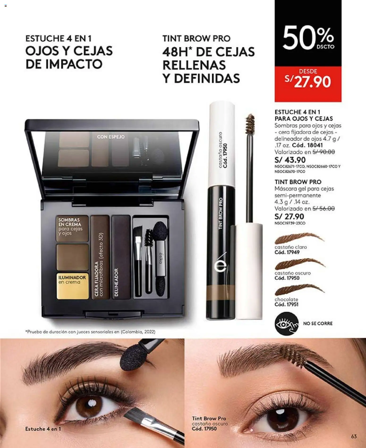 Catálogo Ésika válido desde 17.01.2026 | Página: 63 | Productos: Máscara, Delineador de ojos, Delineador, Chocolate