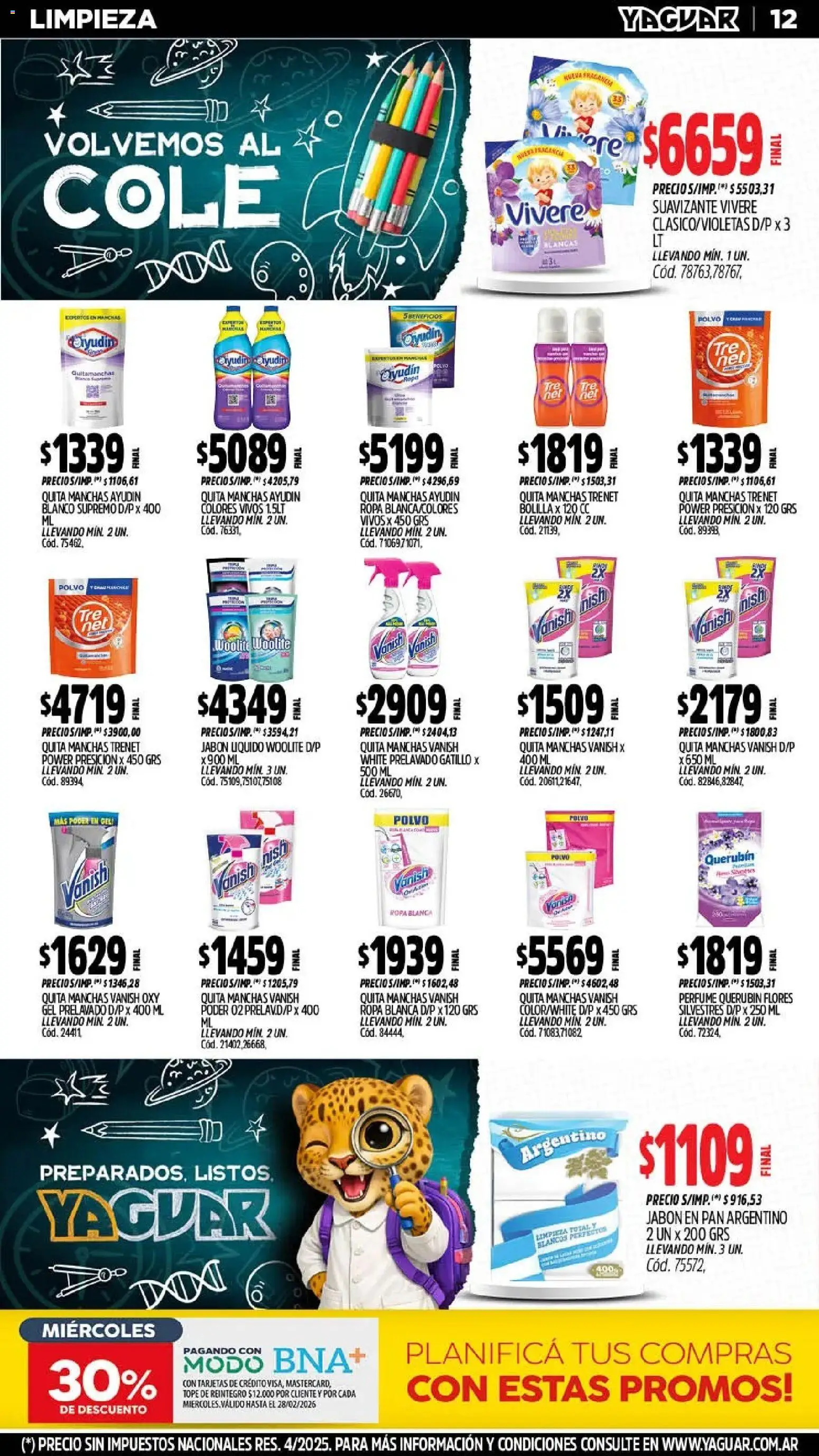 Yaguar catálogo │ válido desde el 23.02.2026 | Página: 12 | Productos: Perfume, Jabón, Pan, Suavizante