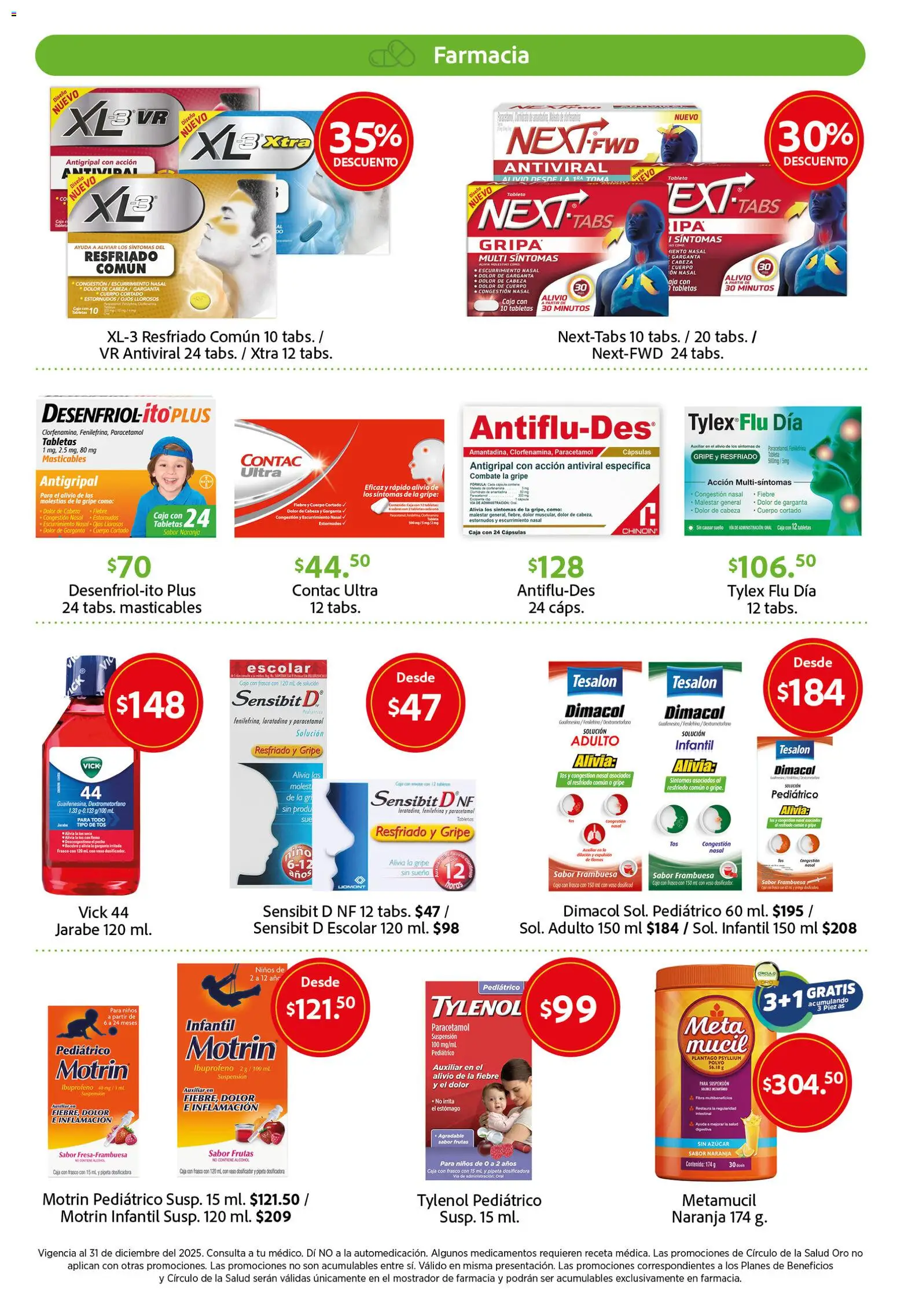 Nuevas ofertas de Farmacias Unión válidas en toda la República Mexicana desde el 01.12.2025. ¡Encuentra las mejores ofertas en Farmacias Unión catálogo! | Página: 8