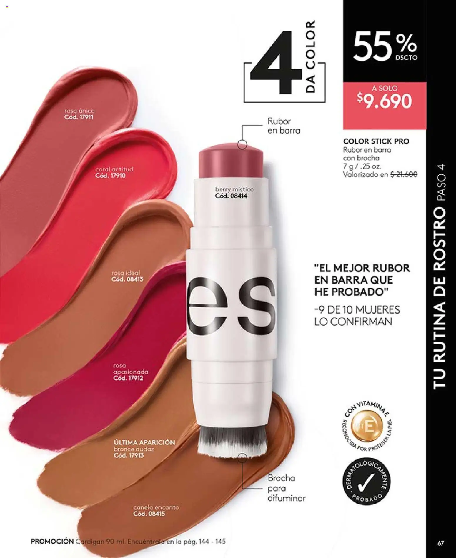 Catálogo Ésika Campaña 5 │ válido desde el 01.03.2026 | Página: 67 | Productos: Cardigan, Rubor