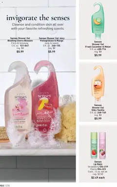 Avon Brochure - valid from 16.07.2025 | Page: 102 | Products: Shower, Shower gel, Mango, Melon