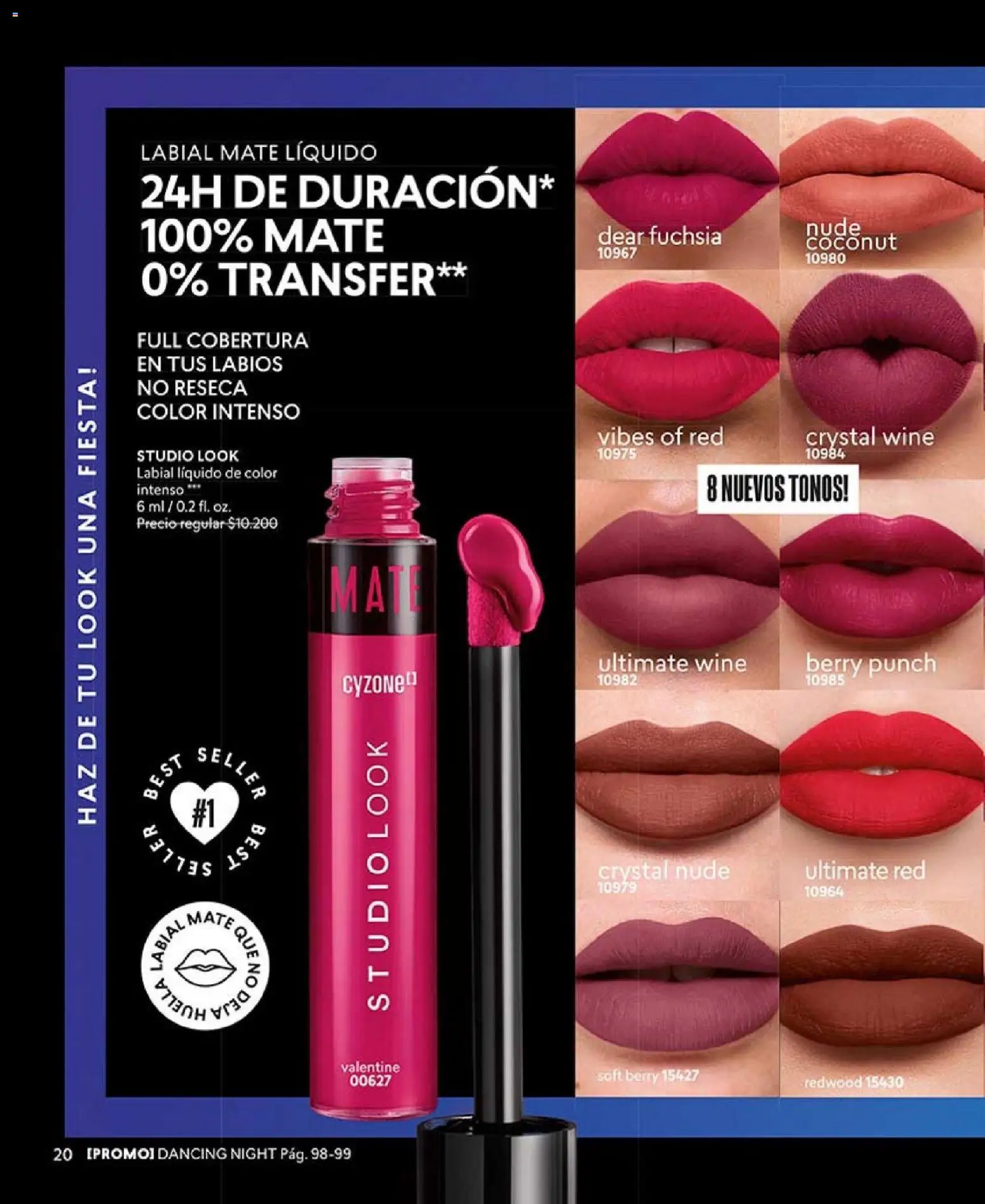 Catálogo CyZone Campaña 4 │ válido desde el 15.02.2026 | Página: 20 | Productos: Mate, Labial