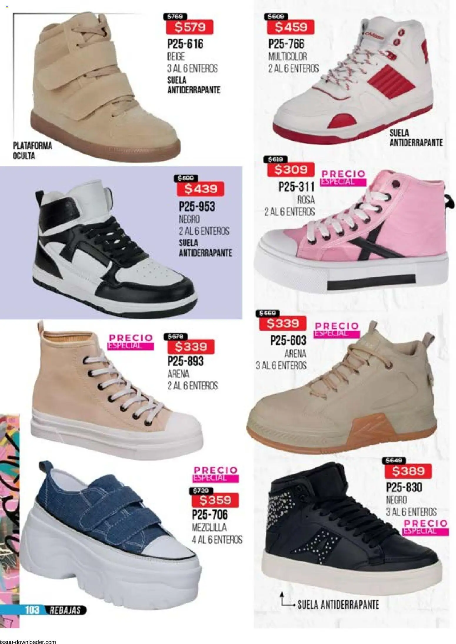 Nuevas ofertas de Cklass válidas en toda la República Mexicana desde el 31.10.2025. ¡Encuentra las mejores ofertas en Cklass catálogo Súper Rebajas Calzado! | Página: 104