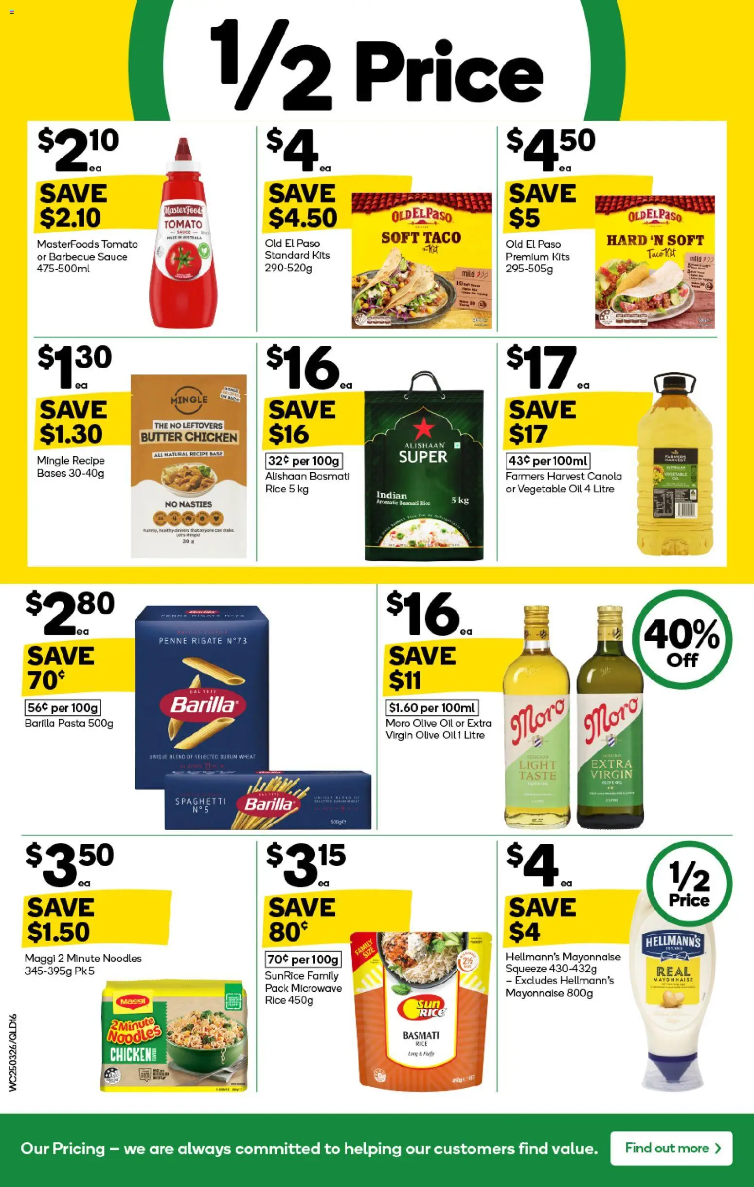 Woolworths catalogue - valid from 25.03.2026 | Page: 16 | Products: Butter, Oil, Chicken, Rice
