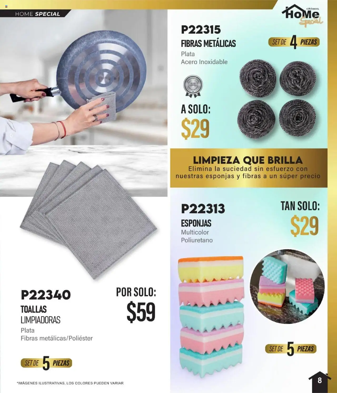 Nuevas ofertas de Cklass válidas en toda la República Mexicana desde el 01.10.2025. ¡Encuentra las mejores ofertas en Cklass - Catálogo Especial Home! | Página: 9 | Productos: Toallas