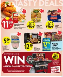 Save on foods flyer valid from 14.08.2025 | Page: 7 | Products: Beef, Pasta, Fryer, Ham