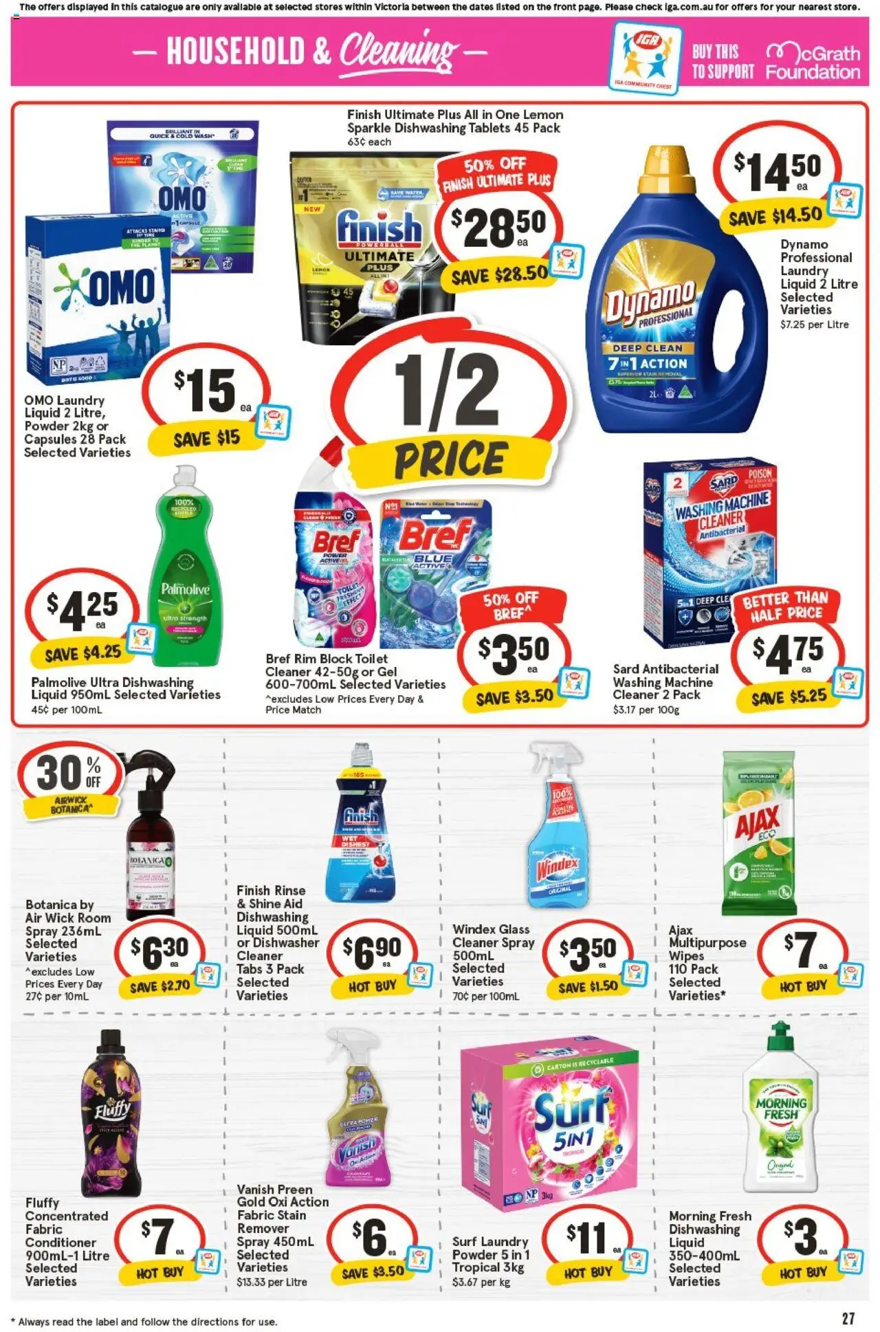 IGA catalogue - valid from 10.09.2025 | Page: 27 | Products: Conditioner, Lemon, Foundation, Multipurpose