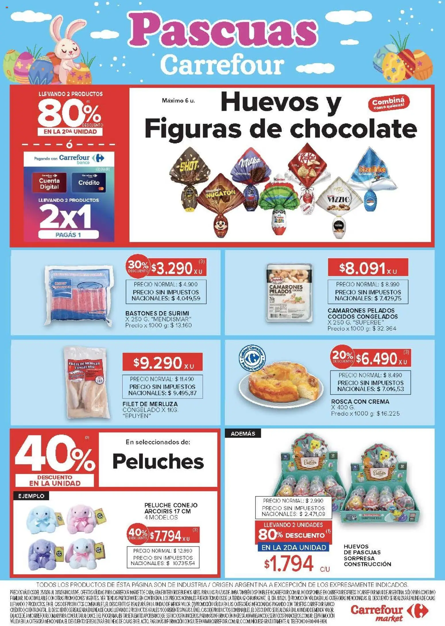 Carrefour ofertas │ válido desde el 25.03.2026 | Página: 39 | Productos: Teléfono, Banco, Chocolate, Crema