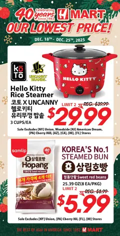 Preview of Hmart weekly ads valid from 19.12.2025