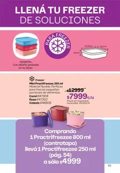 Vista previa Tupperware - Campaña 17/2025 válido desde el 13.10.2025 | Página: 56 | Productos: Freezer