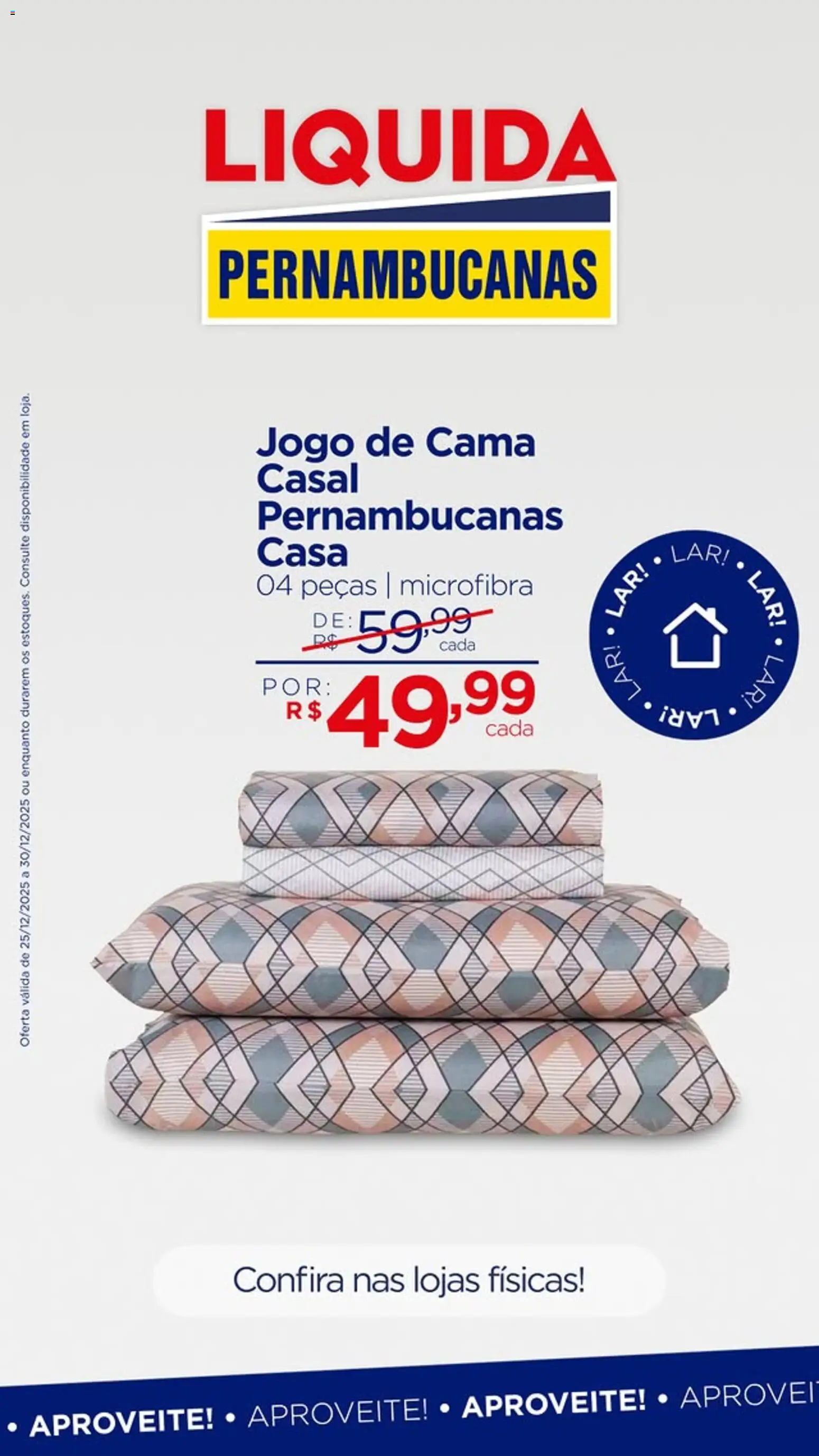 Pernambucanas Folheto - válido de 25.12.2025 | Página: 10 | Produtos: Jogo de cama, Cama