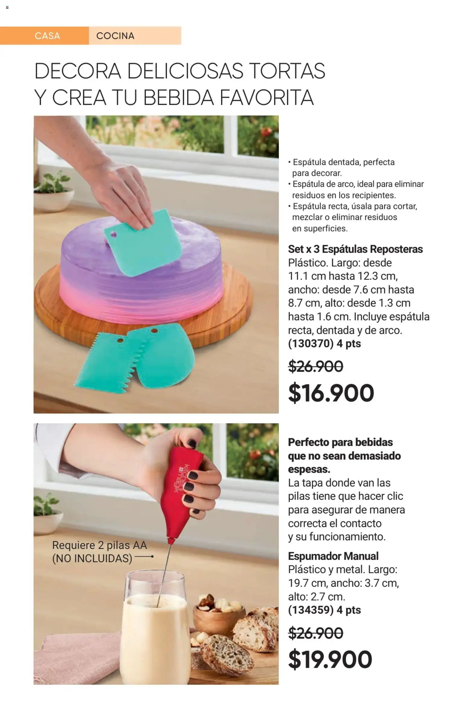 Avon revista - valida desde el 02.01.2026 | Página: 31 | Productos: Pilas, Espatula, Cocina, Labial