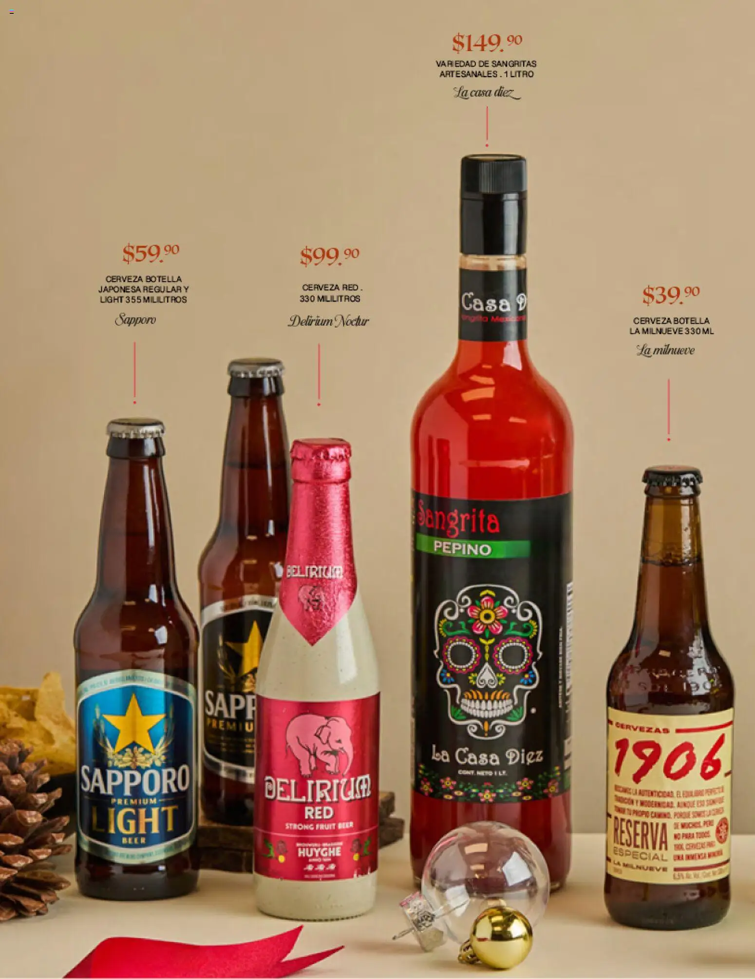 Nuevas ofertas de Alsuper válidas en toda la República Mexicana desde el 25.11.2025. ¡Encuentra las mejores ofertas en Alsuper folleto Gourmet Laguna, Saltillo, Durango, Zacatecas! | Página: 30 | Productos: Cerveza, Botella