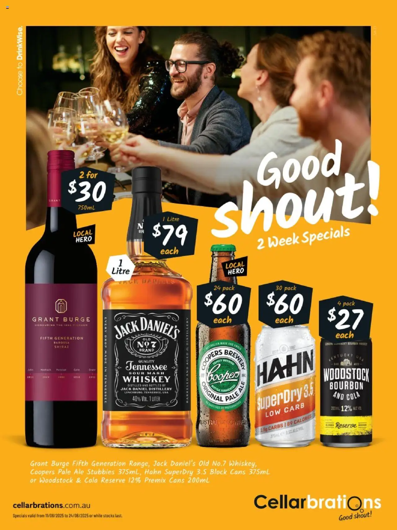 Cellarbrations catalogue - valid from 11.08.2025 | Page: 1 | Products: Bourbon, Whiskey