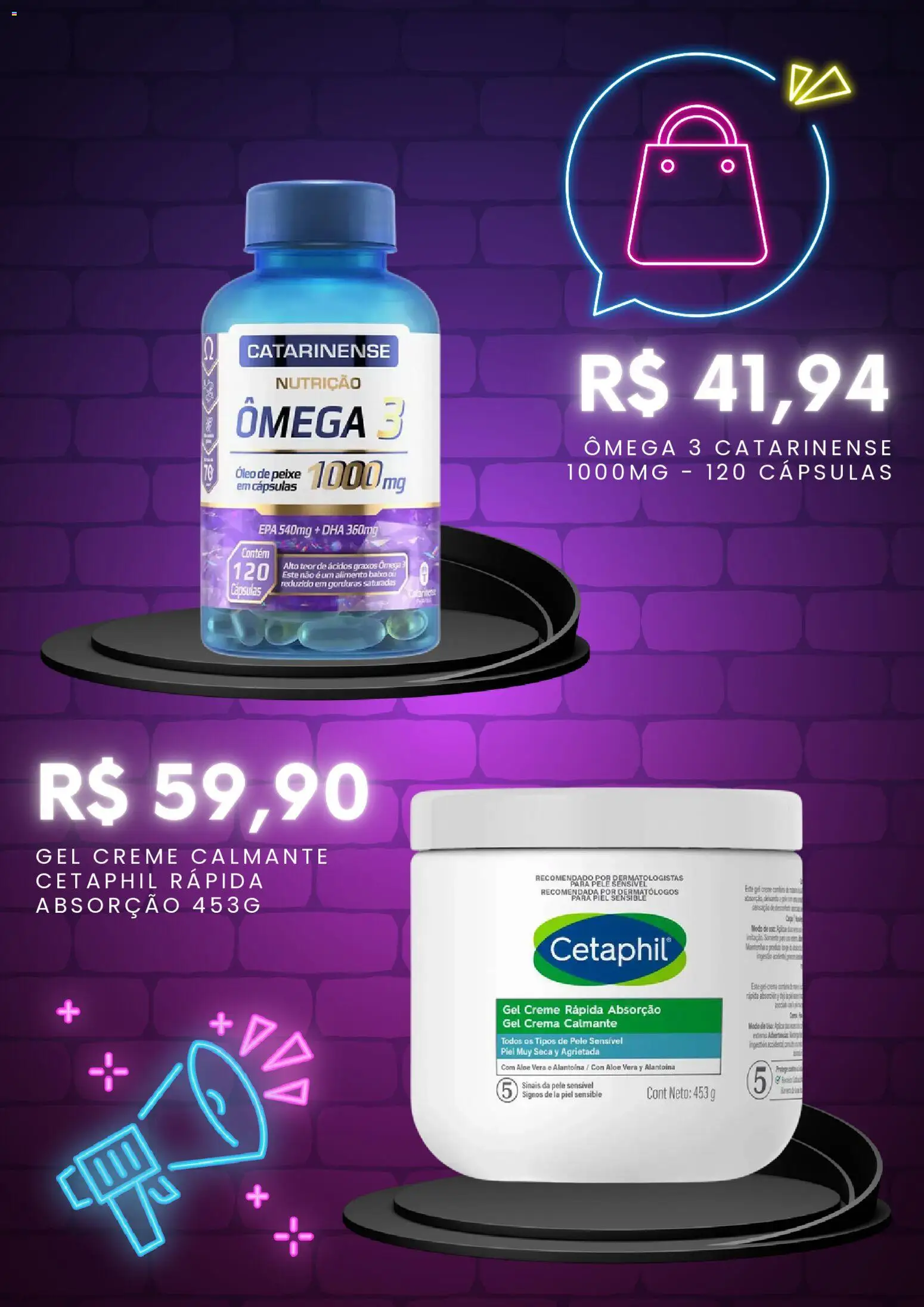 Drogasil Folheto - válido de 10.11.2025 | Página: 3 | Produtos: Óleo, Peixe, Creme, Baixo