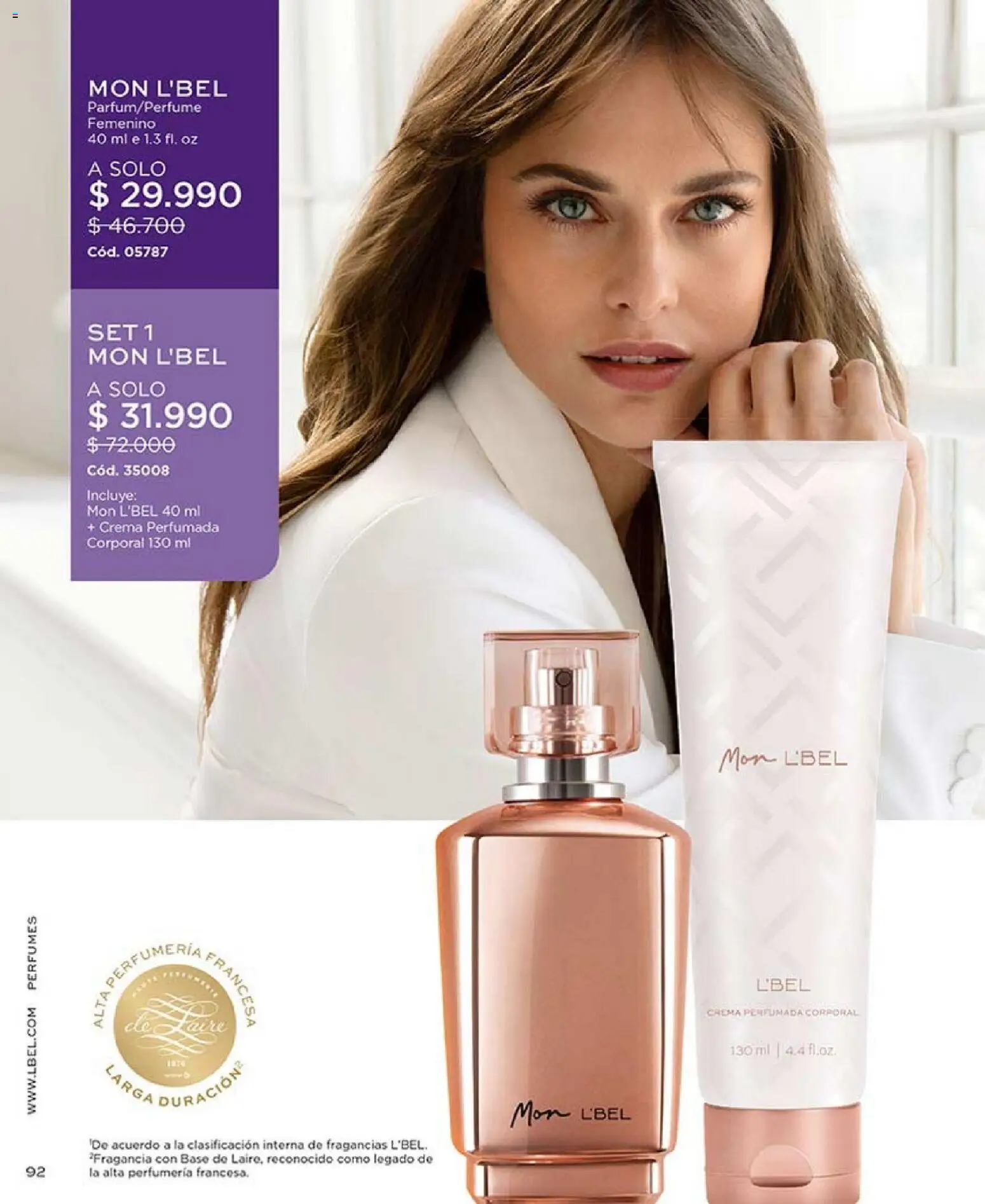 Catálogo L'Bel Campaña2x │ válido desde el 16.01.2026 | Página: 92 | Productos: Fragancia, Base, Crema