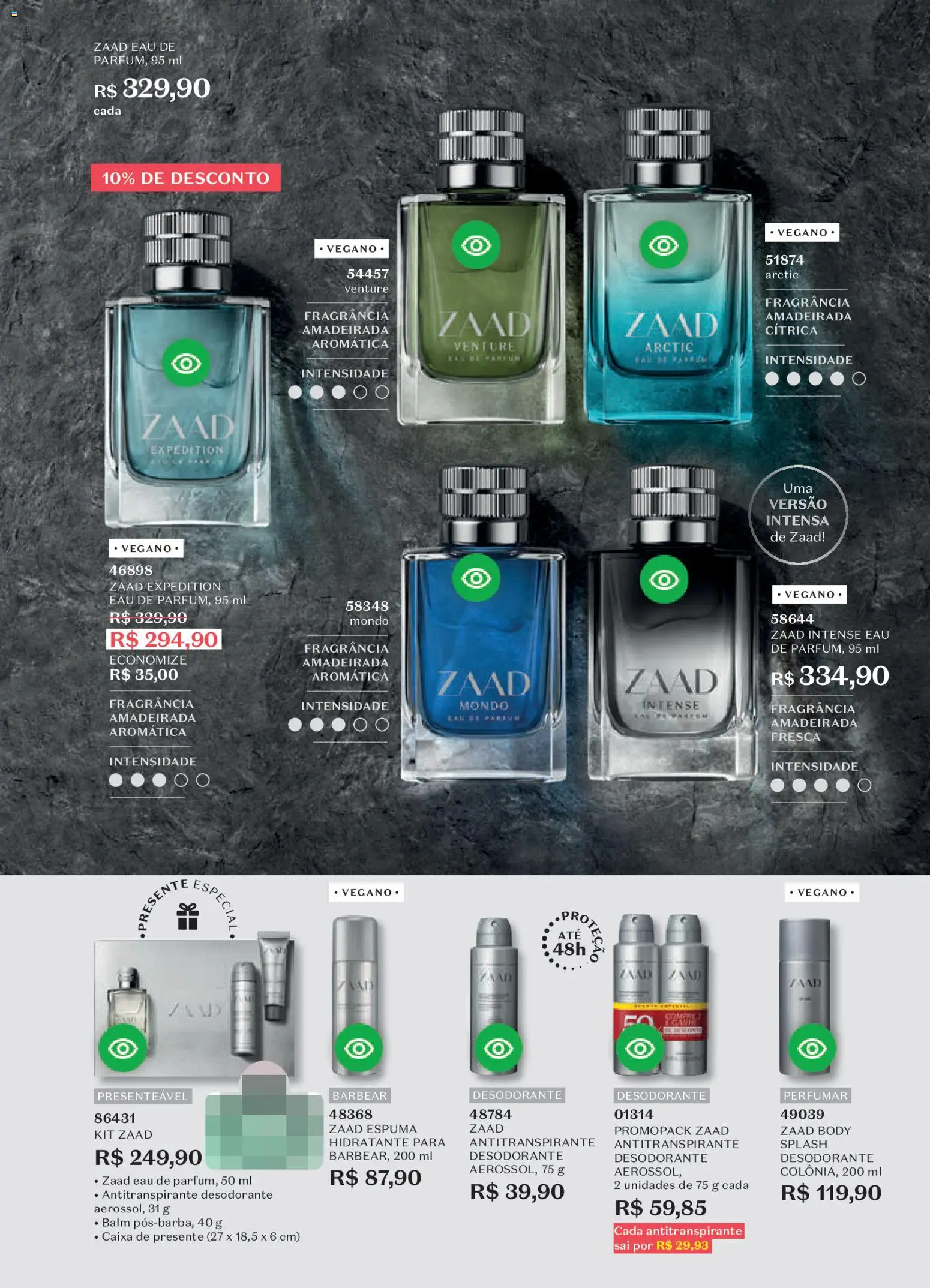 O Boticário Folheto - válido de 23.03.2026 | Página: 105 | Produtos: Fragrância, Desodorante, Caixa, Body