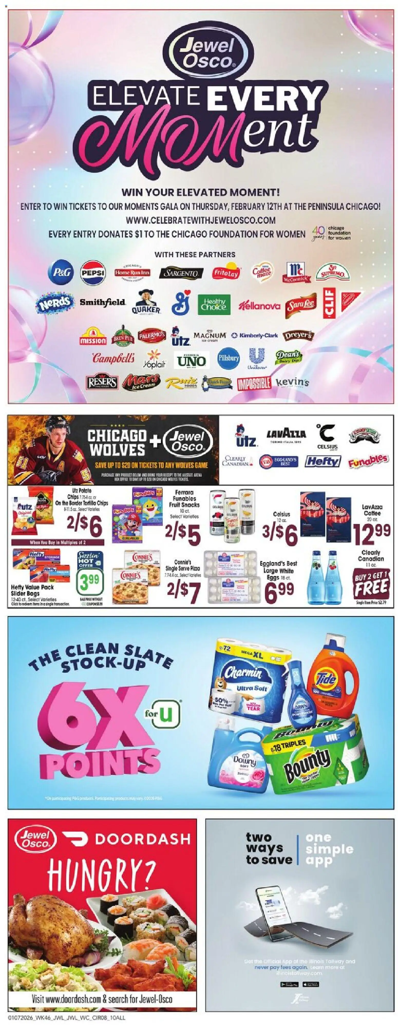 Jewel Osco Weekly Ad - IL - valid from 07.01.2026 | Page: 8 | Products: Pizza, Chips, Cream, Game