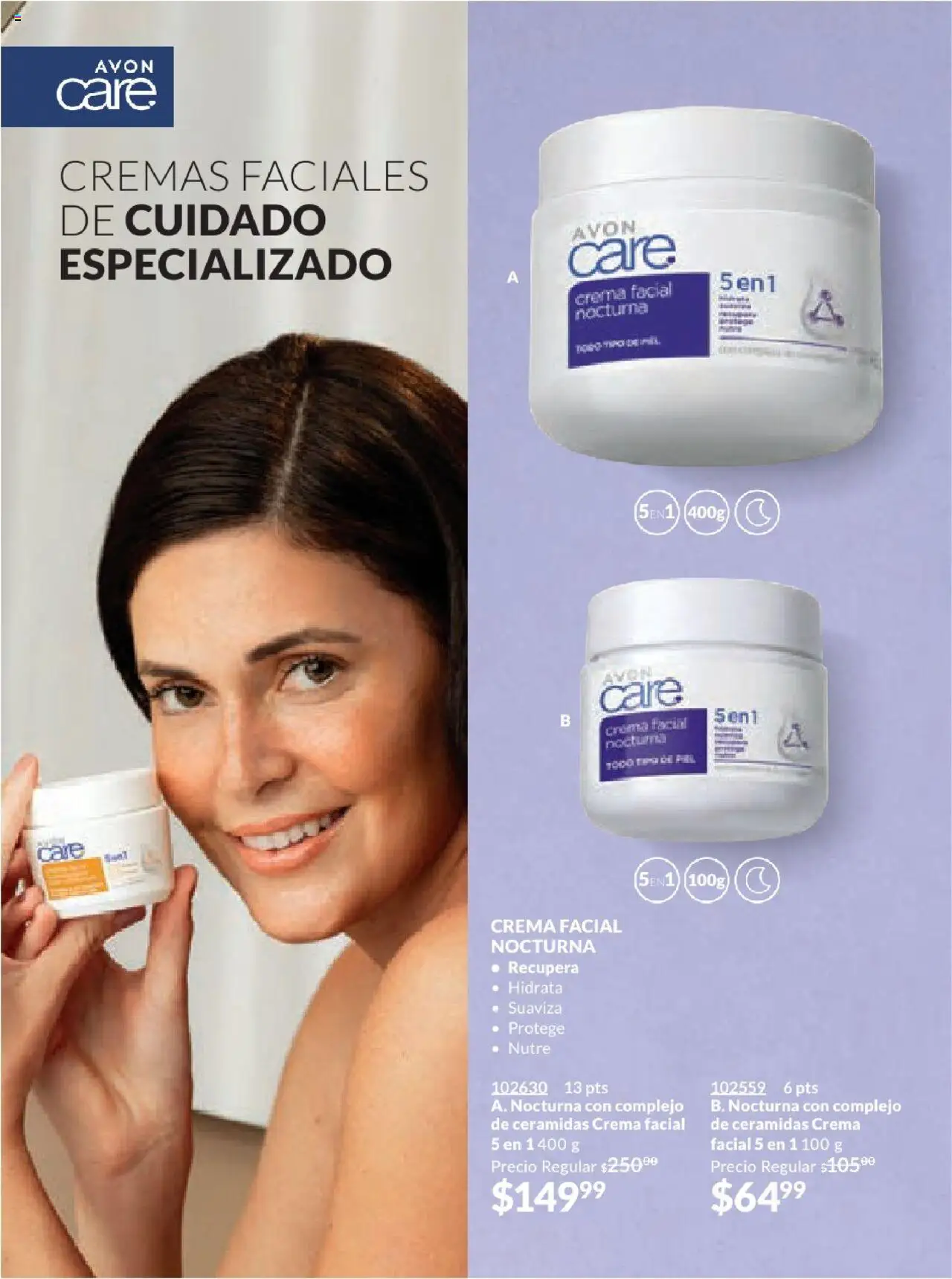 Nuevas ofertas de AVON válidas en toda la República Mexicana desde el 17.03.2025. ¡Encuentra las mejores ofertas en AVON campaña 7 2025! | Página: 150 | Productos: Crema