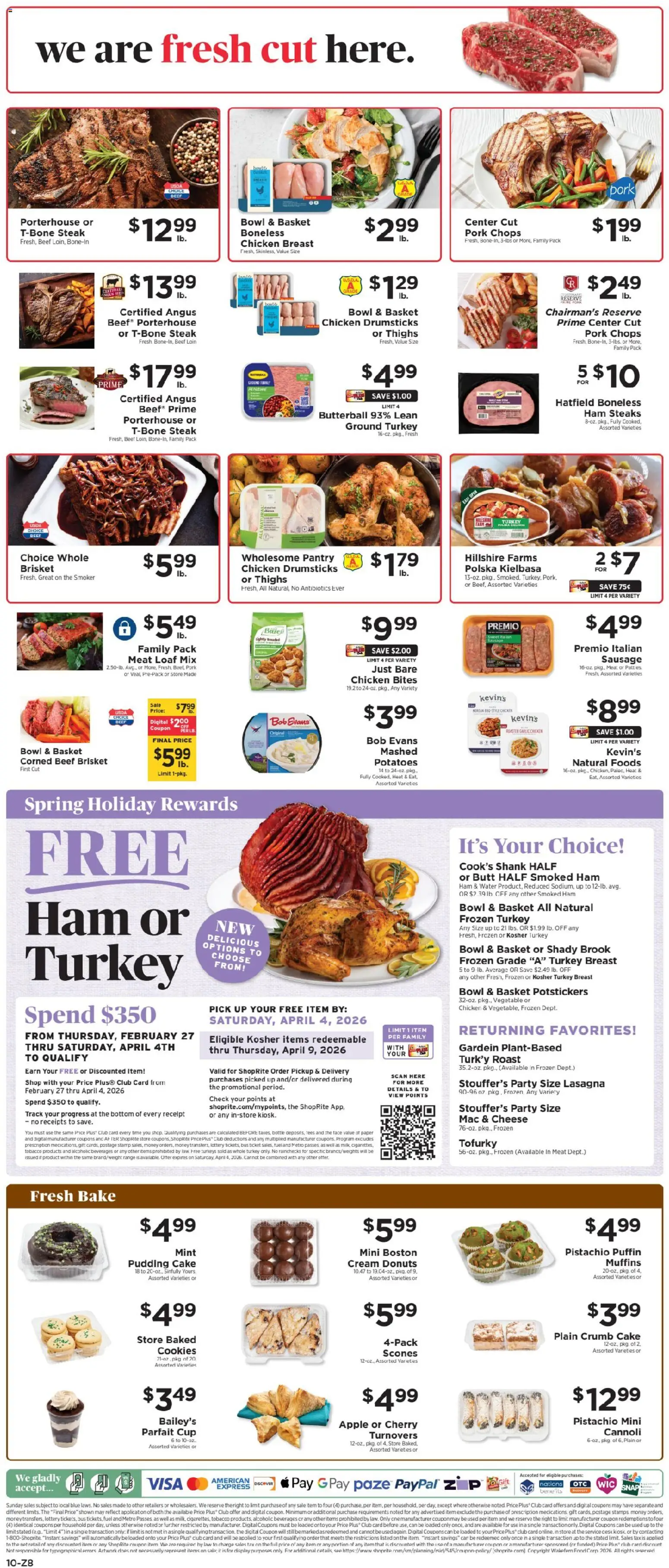 ShopRite Weekly Ad - valid from 06.03.2026 | Page: 11 | Products: Corn, Cheese, Beef, Cookies