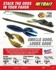 Preview of Cabela's weekly ads valid from 22.01.2026 | Page: 233 | Products: Bait