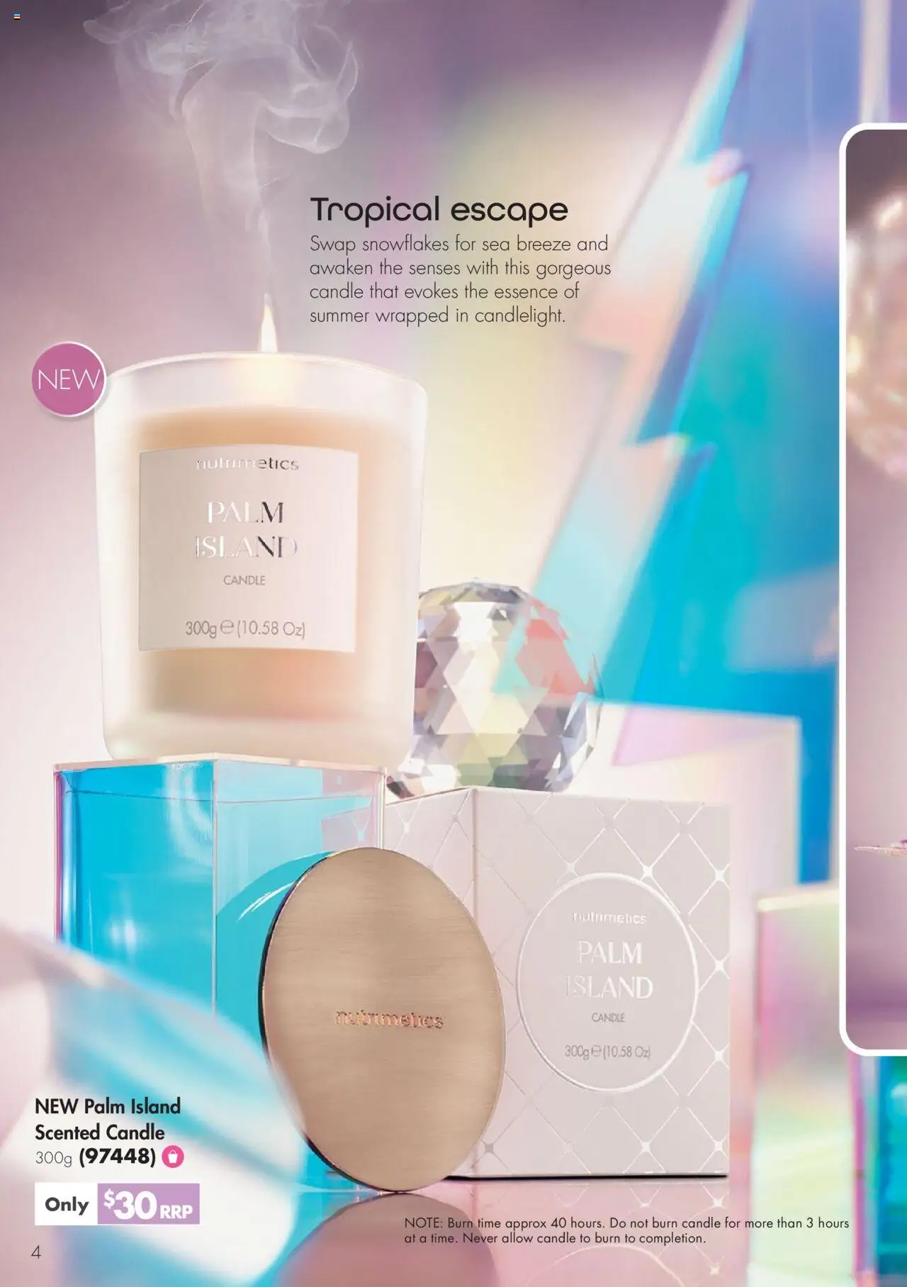 Nutrimetics catalogue - valid from 12.10.2025 | Page: 4 | Products: Candle