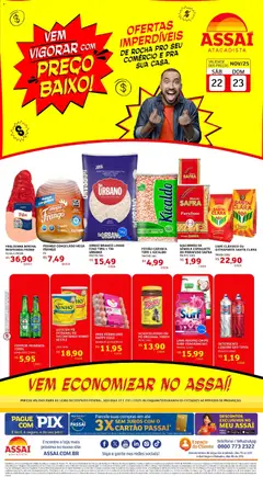 Encarte Assaí Atacadista - DF - Pré-Visualização do folheto da loja Assaí Atacadista, válido de 22.11.2025