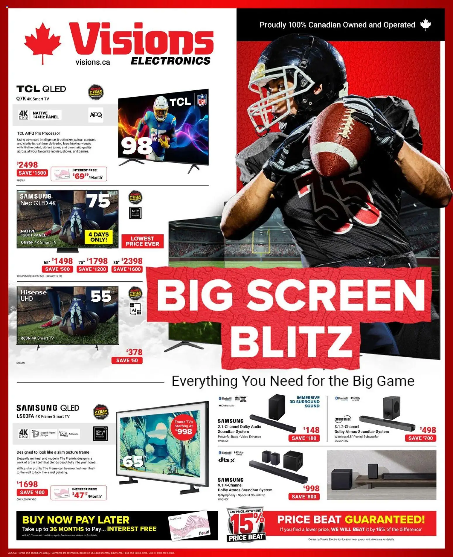 Visions flyer valid from 16.01.2026 | Page: 1 | Products: Tv, Audio, Game