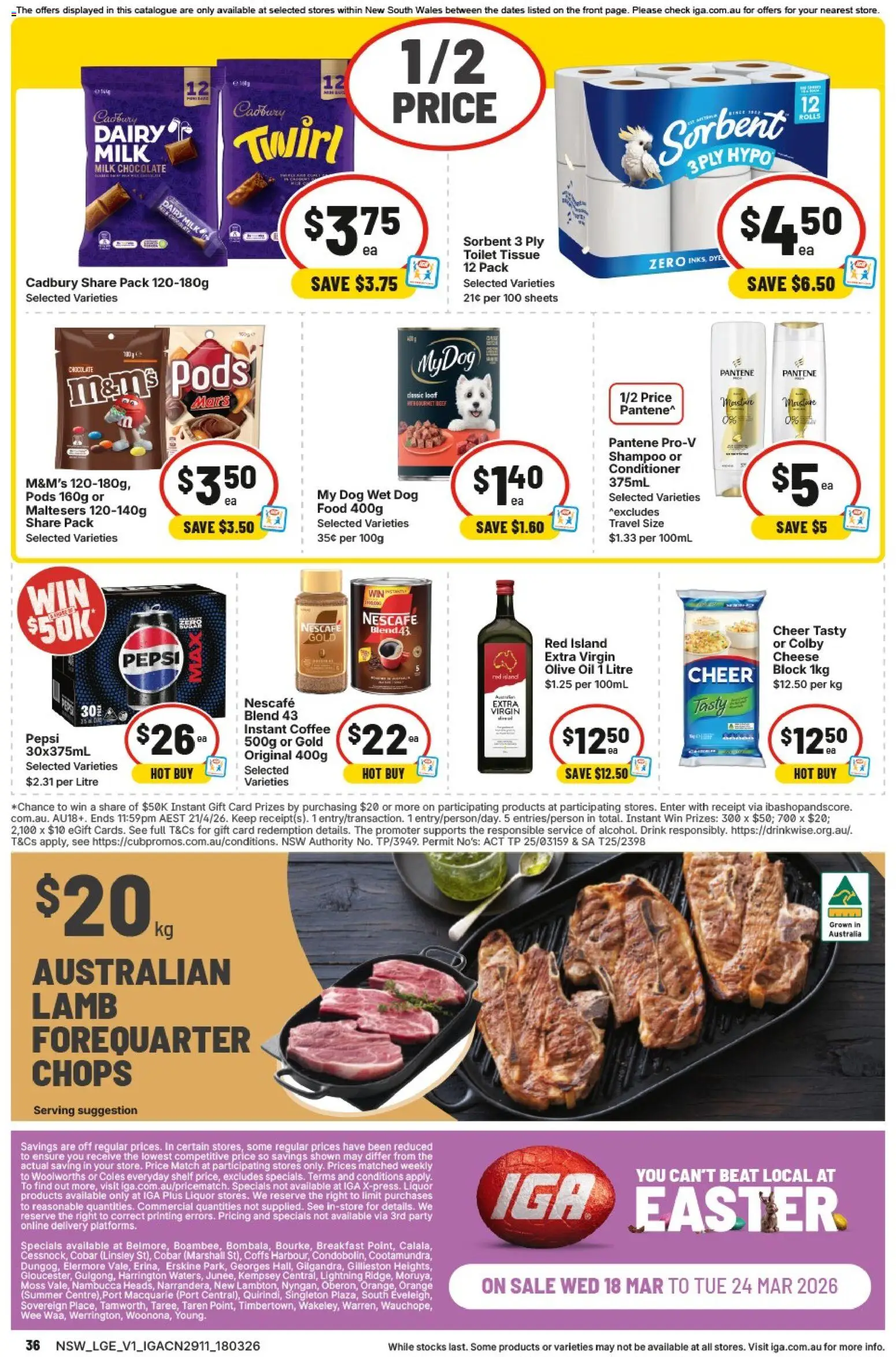 IGA catalogue - valid from 18.03.2026 | Page: 35 | Products: Honey, Tea, Soap, Cream