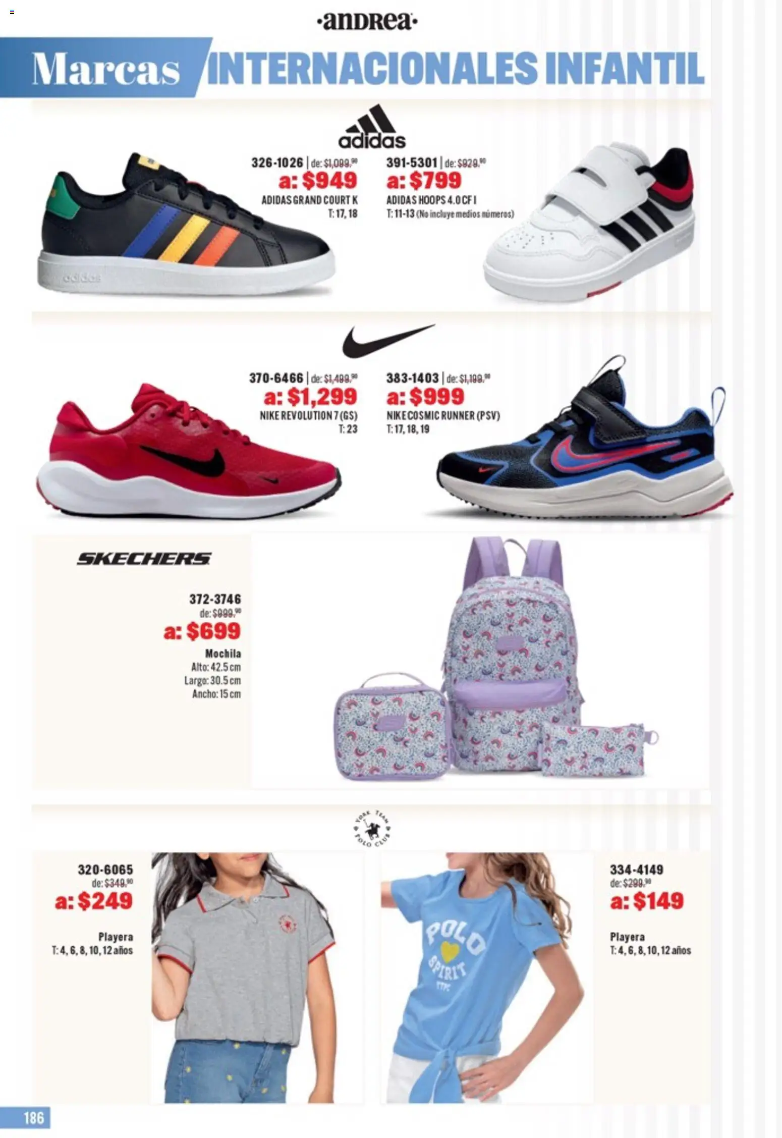 Nuevas ofertas de Andrea válidas en toda la República Mexicana desde el 05.04.2026. ¡Encuentra las mejores ofertas en Andrea catálogo Outlet! | Página: 186 | Productos: Mochila, Playera