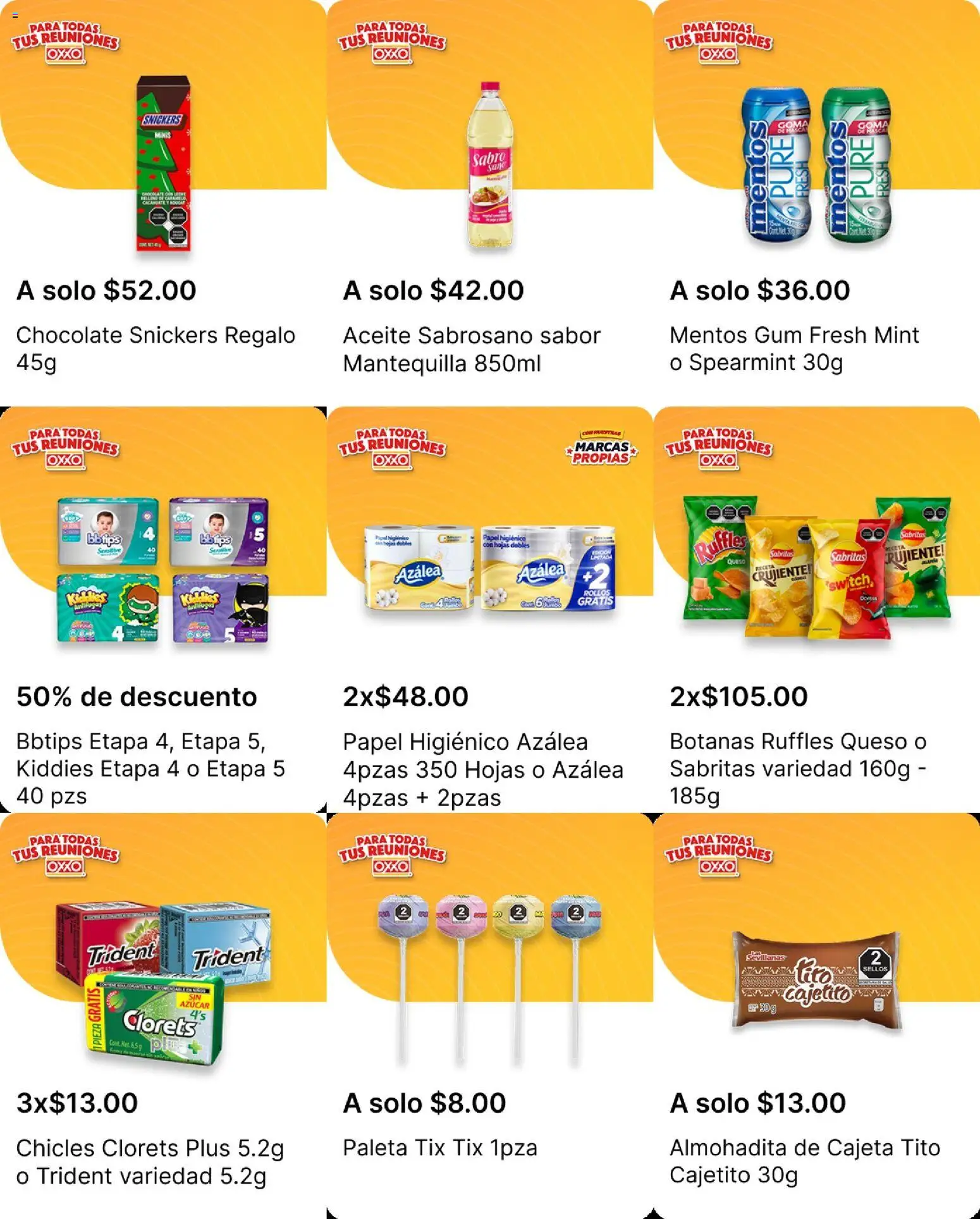 Nuevas ofertas de OXXO válidas en toda la República Mexicana desde el 16.10.2025. ¡Encuentra las mejores ofertas en OXXO folleto! | Página: 20 | Productos: Paleta, Mantequilla, Chocolate, Papel higiénico