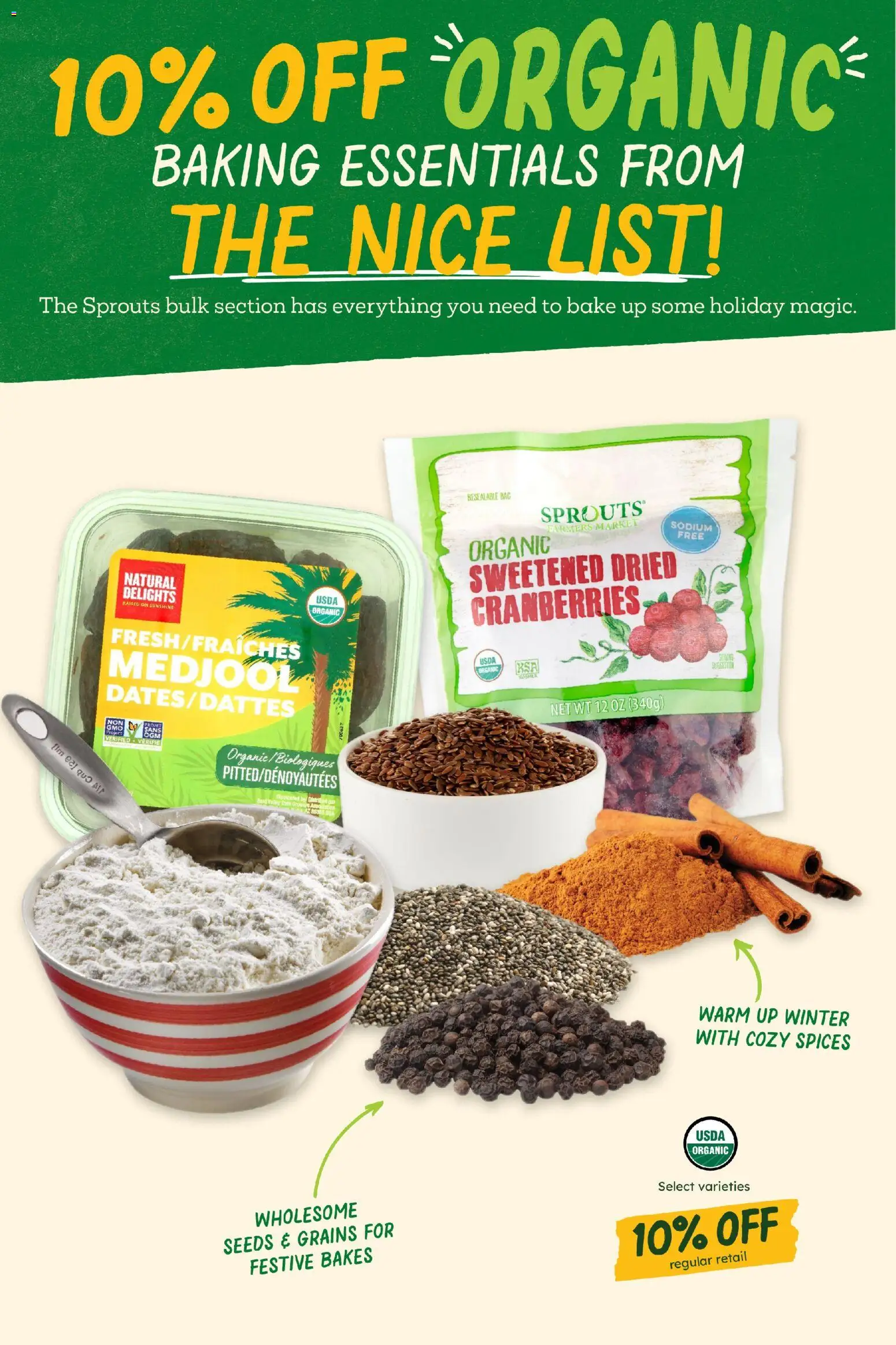 Sprouts Monthly Ad - valid from 03.12.2025 | Page: 8 | Products: Spices, Bag