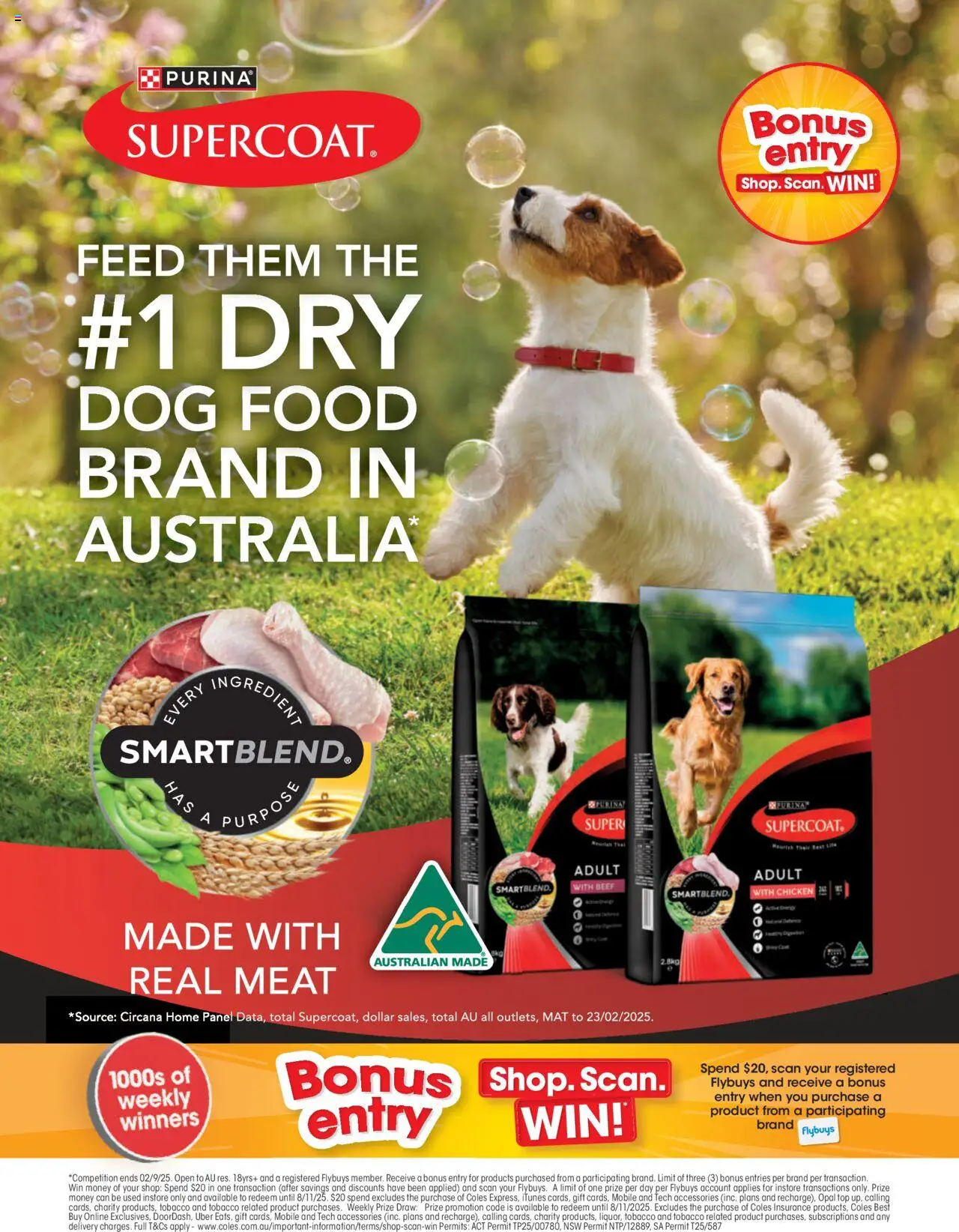 Coles catalogue - valid from 07.08.2025 | Page: 134 | Products: Chicken, Beef, Meat, Dog food
