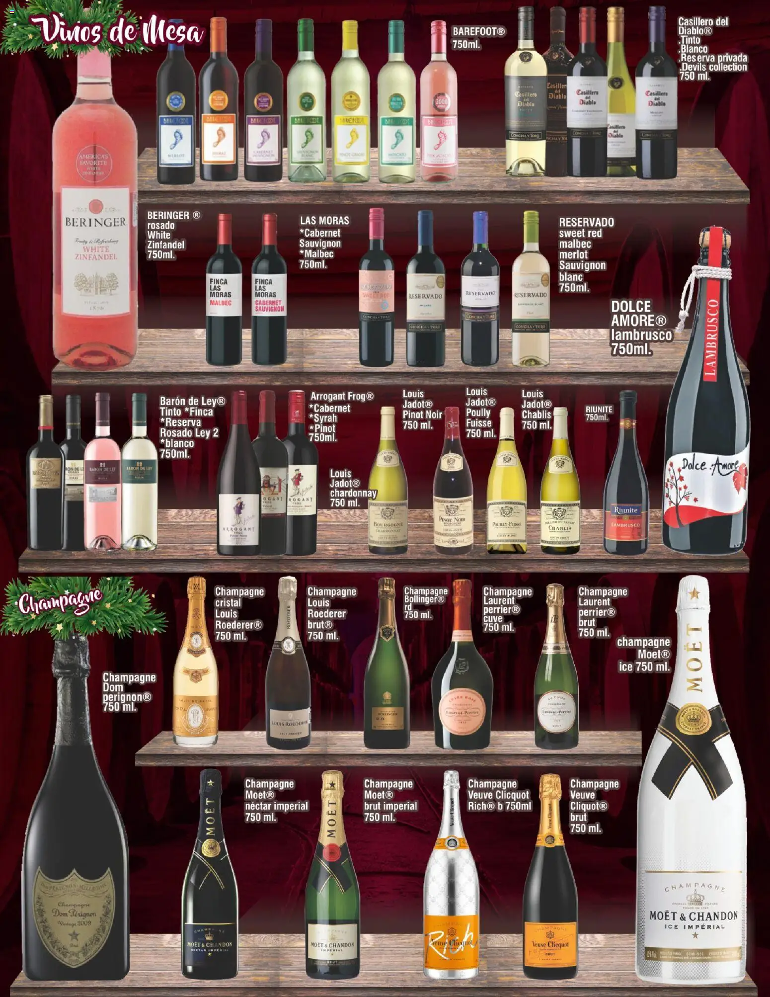 Nuevas ofertas de Casa Ley válidas en toda la República Mexicana desde el 19.12.2025. ¡Encuentra las mejores ofertas en Casa Ley folleto Delicias Navideñas Frontera! | Página: 18 | Productos: Champagne, Mesa