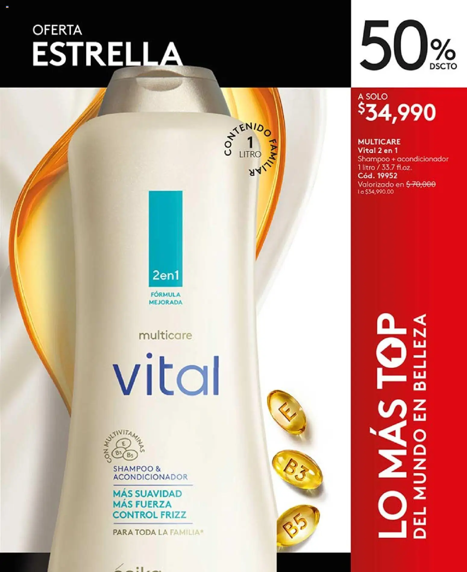 Ésika revista - valida desde el 13.03.2026 | Página: 123 | Productos: Shampoo, Top, Acondicionador