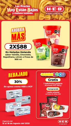 Nuevas ofertas de H-E-B válidas en toda la República Mexicana desde el 15.08.2025. ¡Encuentra las mejores ofertas en H-E-B - Folleto! | Página: 5