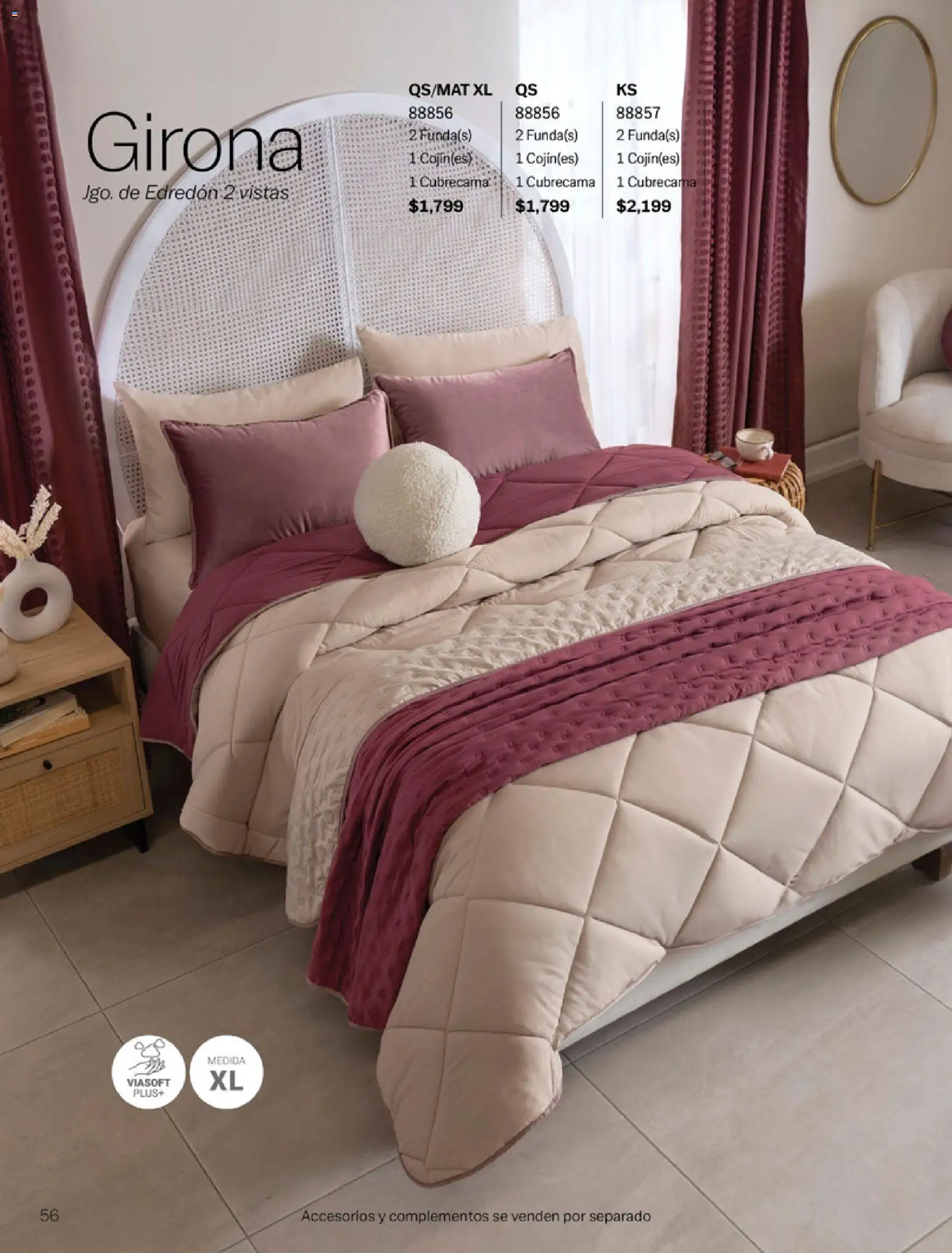 Nuevas ofertas de Vianney válidas en toda la República Mexicana desde el 06.03.2026. ¡Encuentra las mejores ofertas en Vianney catálogo Tu hogar, nuestra pasión! | Página: 58