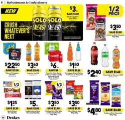 Drakes catalogue - valid from 30.07.2025 | Page: 8 | Products: Chocolate, Tea, Coca Cola, Water