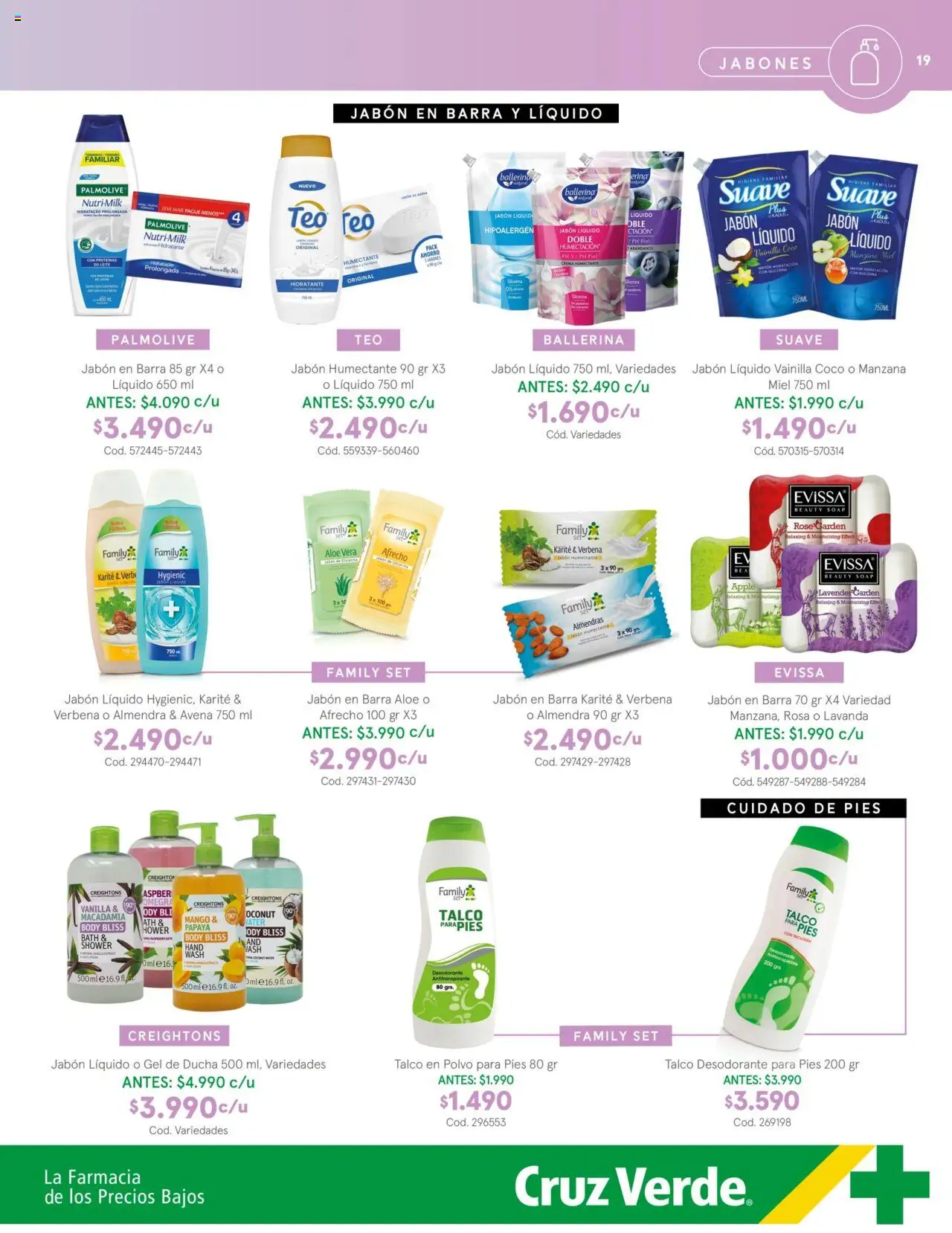 Cruz Verde Descuentos │ válido desde el 04.06.2025 | Página: 19 | Productos: Avena, Almendra, Polvo, Jabón