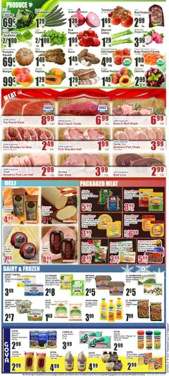 Key Food Weekly Ad - valid from 18.07.2025 | Page: 4 | Products: Peaches, Wine, Pepper, Pumpkin