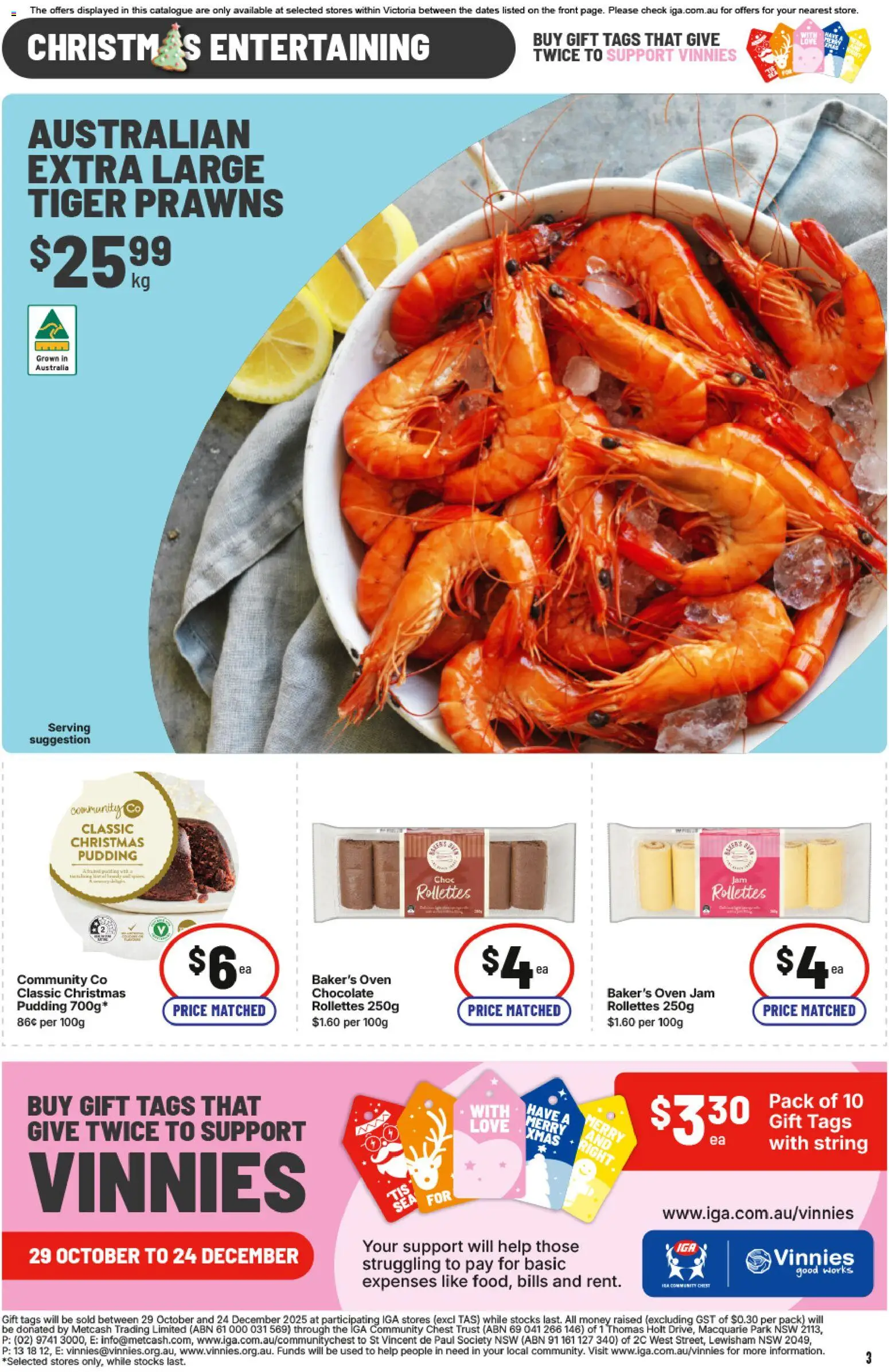 IGA catalogue - valid from 12.11.2025 | Page: 3 | Products: Shampoo, Conditioner, Deodorant, Antiperspirant